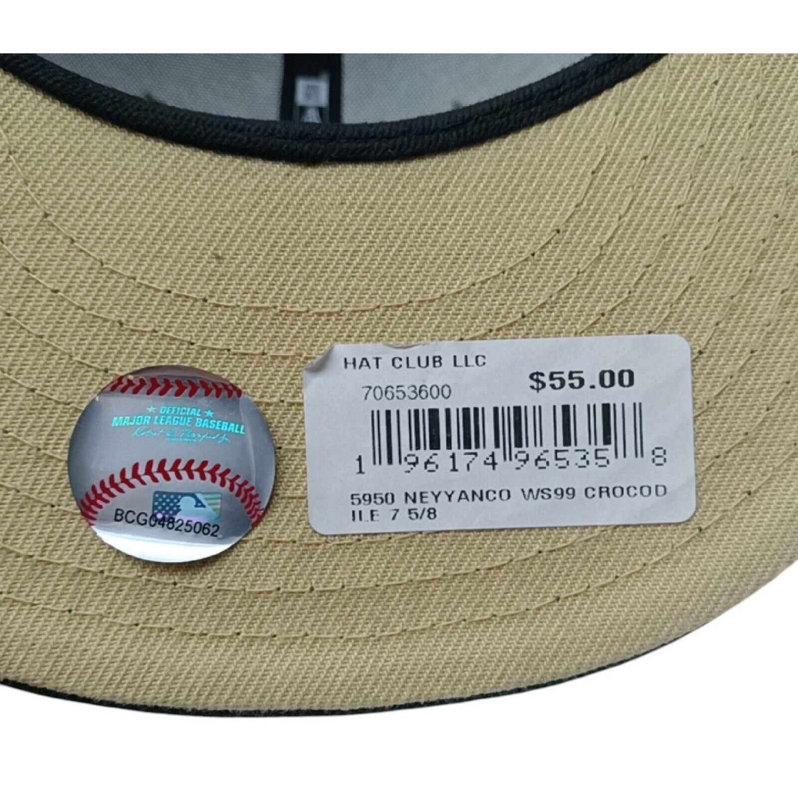 New Era NY Yankees New Era 59Fifty Hat 1999 World Series 7 5/8 Size ONE SIZE - 6 Thumbnail