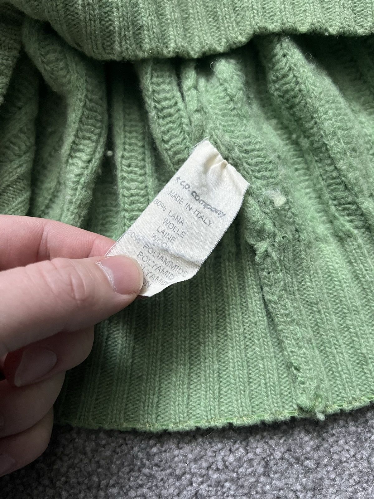 Vintage Stone Island 80s Ribbed Knitter Sweater Size US XL / EU 56 / 4 - 6 Thumbnail