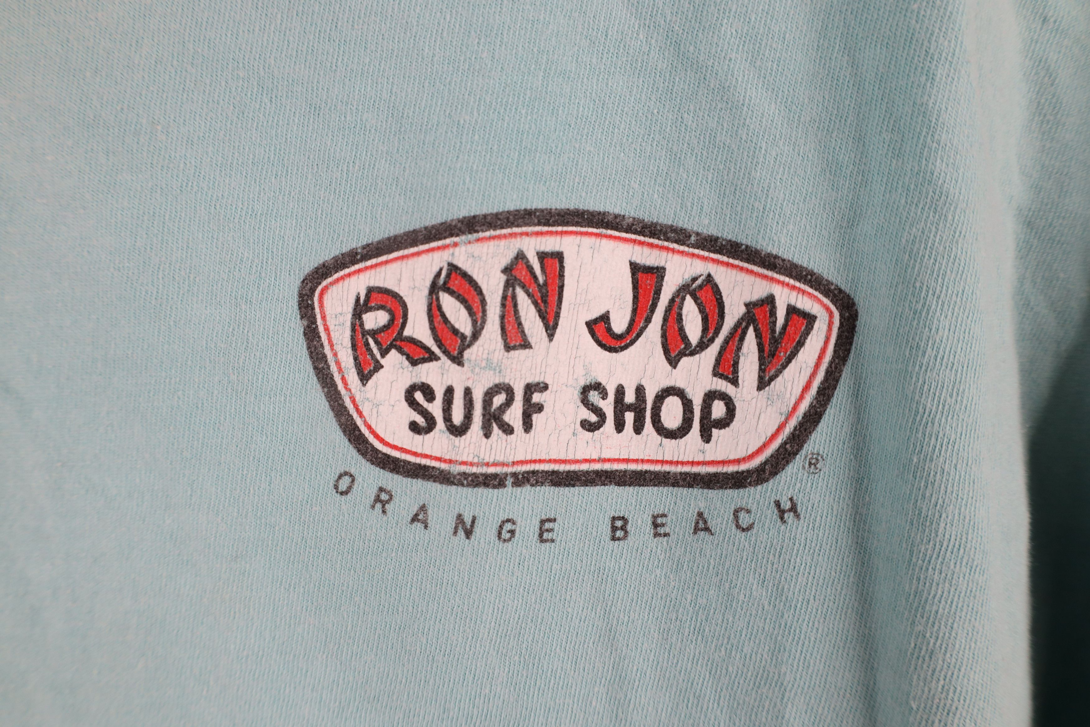 Ron Jon Surf Shop × Vintage Vintage Ron Jon Surf Shop Orange Beach Long Sleeve T-Shirt Size US M / EU 48-50 / 2 - 4 Thumbnail