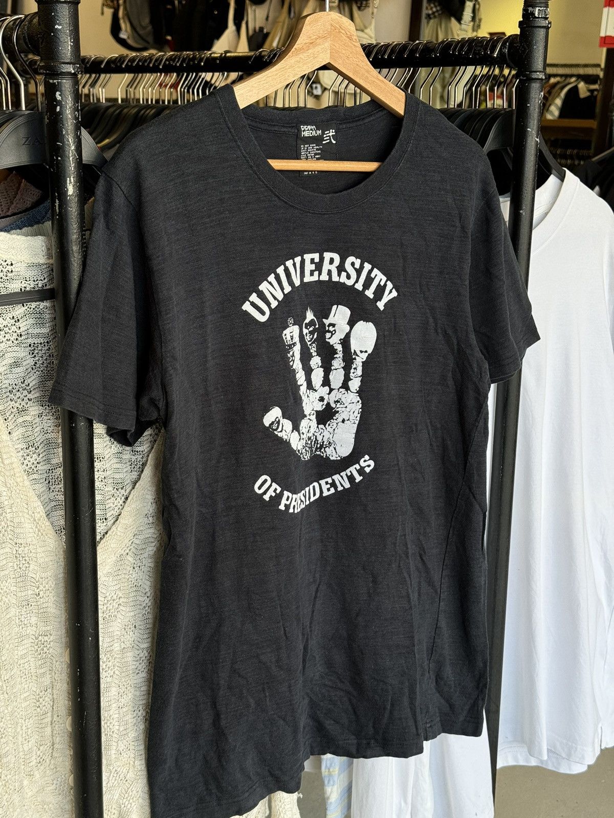 Japanese Brand PPFM University of President Skulls Punk Poem Riot Tees Size US M / EU 48-50 / 2 - 2 Thumbnail