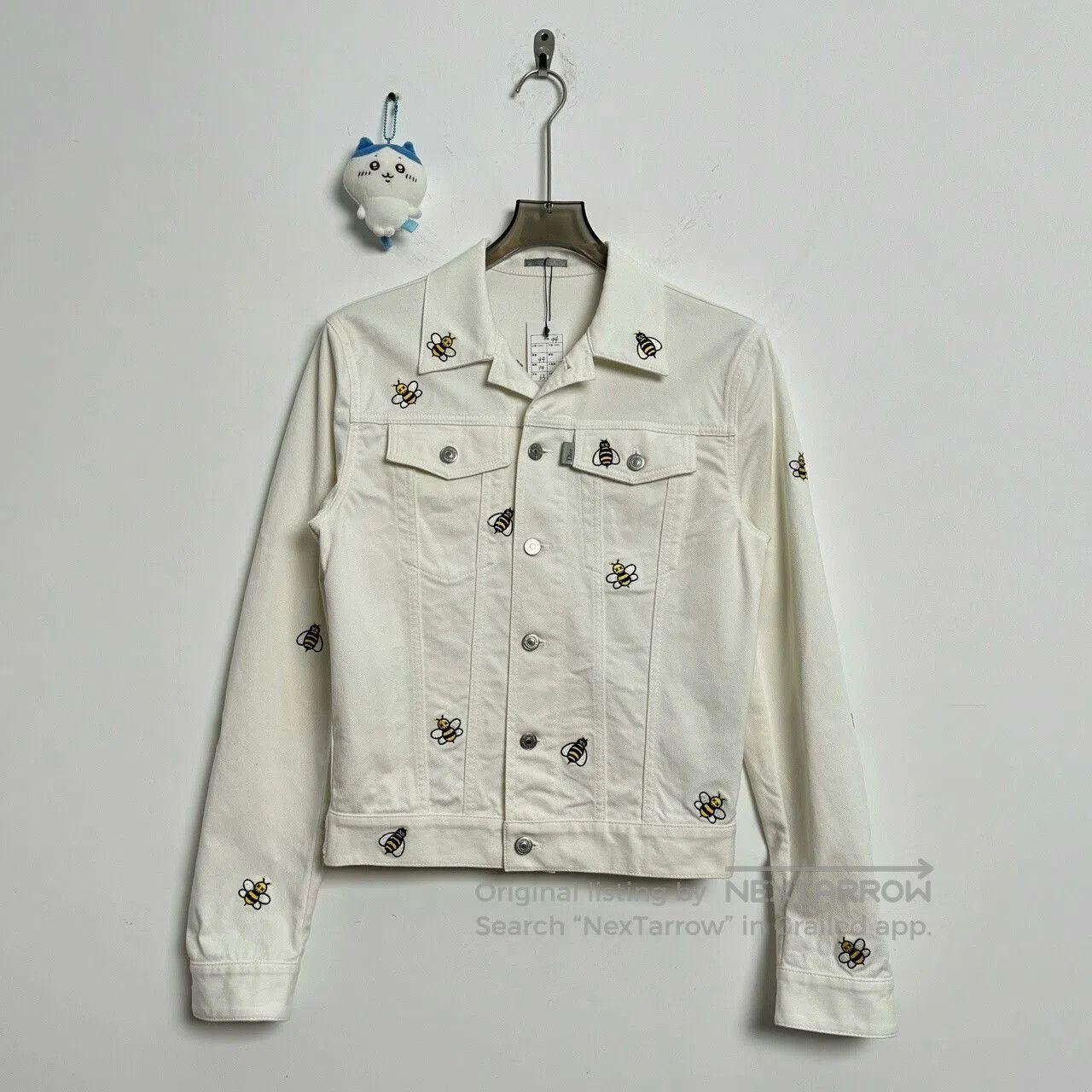 Dior Dior Bee Print Denim Jacket. Size M / US 6-8 / IT 42-44 - 1 Thumbnail