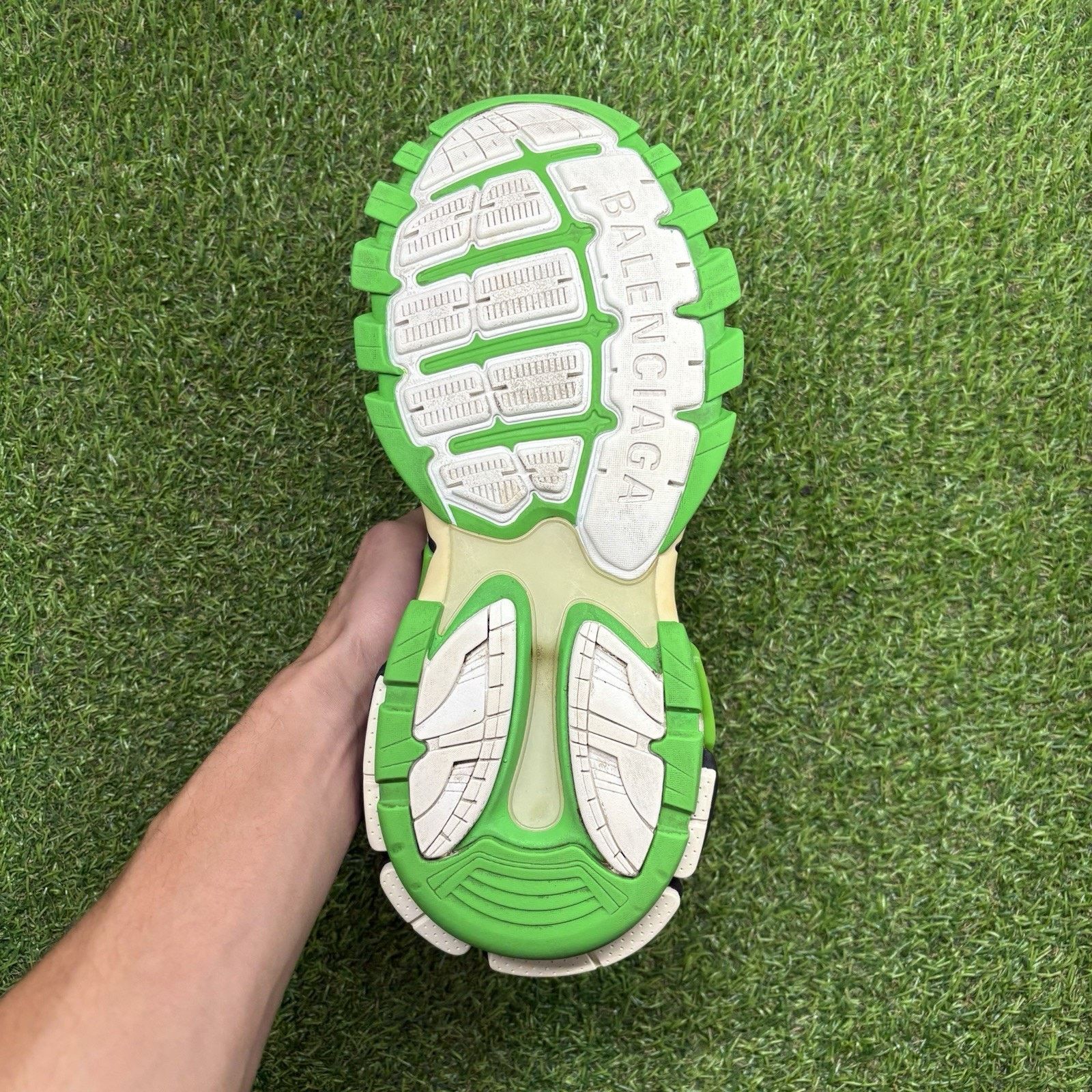 Balenciaga Balenciaga Track 2 Trainer ' White Green ' | GREAT COND! Size US 10 / EU 43 - 20 Thumbnail