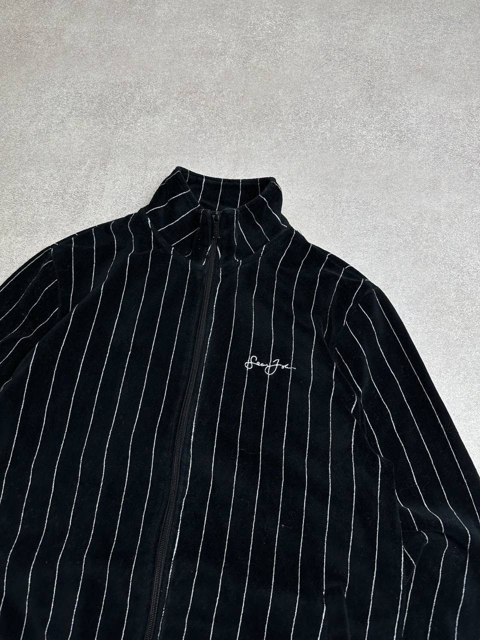 Sean John Vintage Sean John Velour Black Zip Jacket L Size US L / EU 52-54 / 3 - 3 Thumbnail