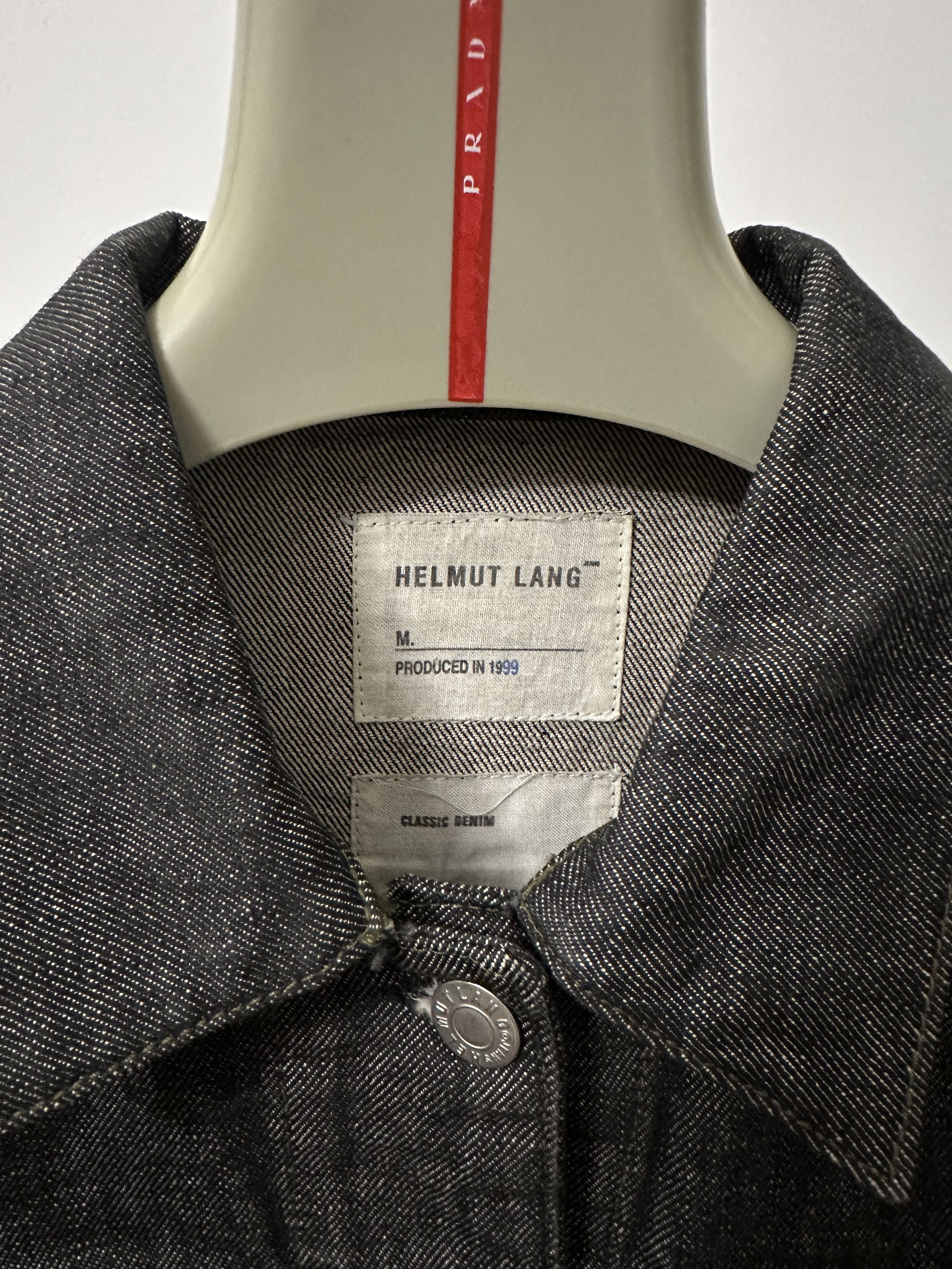 Helmut Lang Helmut Lang 1999 Classic Denim Grey Jacket 44 Made In Italy Size US S / EU 44-46 / 1 - 3 Thumbnail