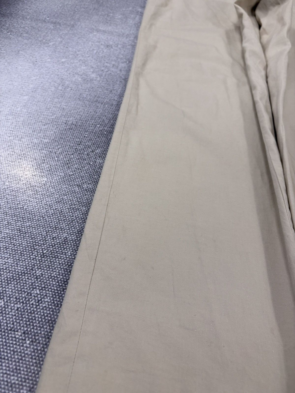 Canali Canali Men’s Ivory Cream Cotton Linen Stretch Chino Pants Size US 34 / EU 50 - 4 Thumbnail