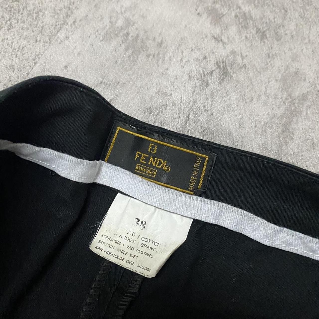 Fendi Fendi Jeans Pants Black High End Fashion Vintage y2k 2000s Size 32" / US 10 / IT 46 - 5 Thumbnail