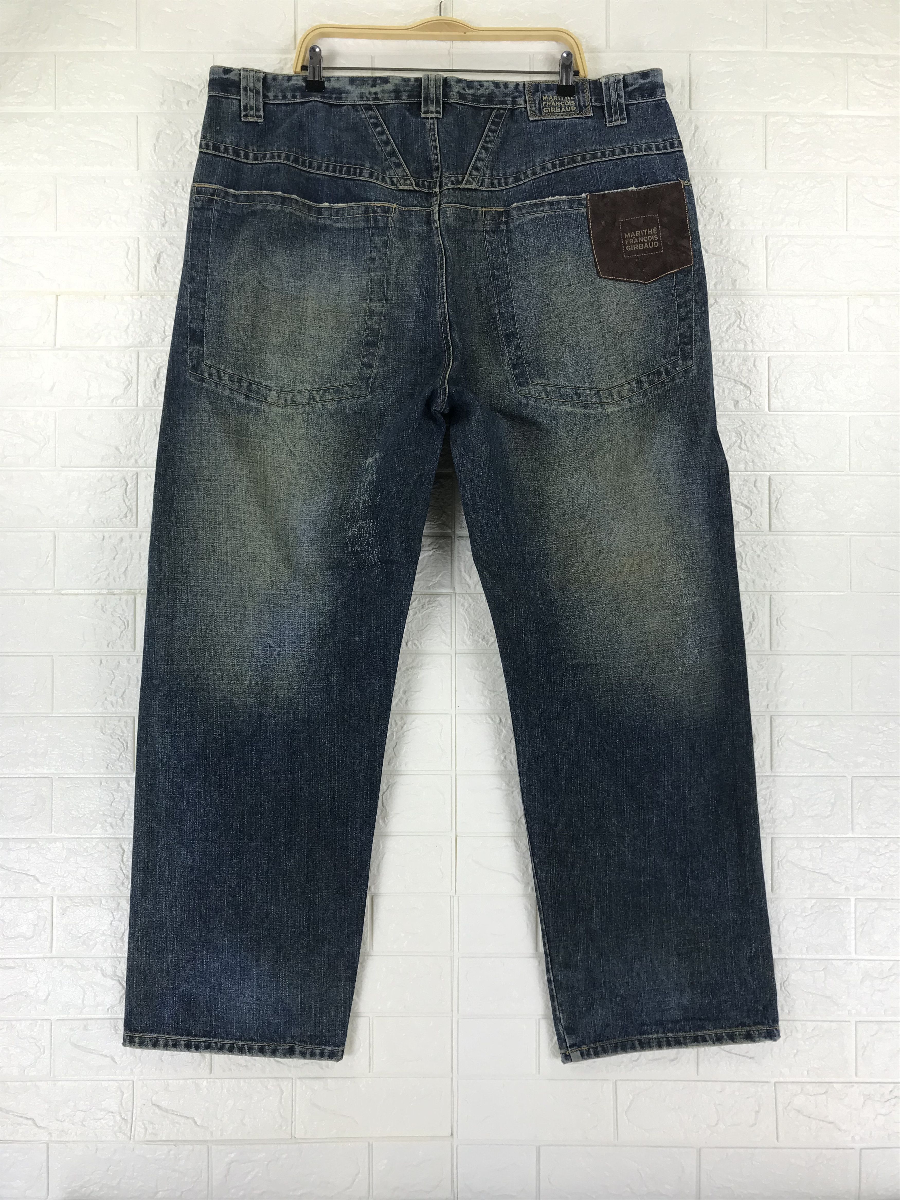 Marithe + Francois Girbaud Vintage Marithe Francois Firbaud Wide Baggy Jeans Size US 42 / EU 58 - 1 Thumbnail
