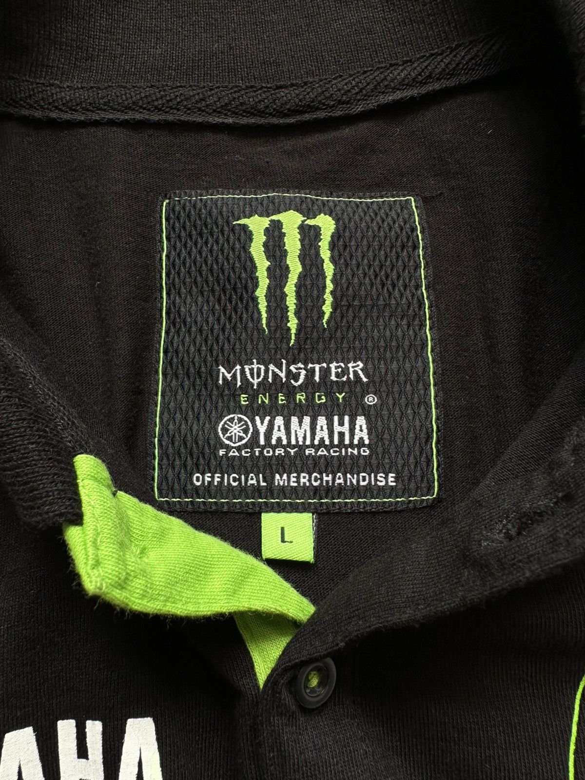 Yamaha Vintage Y2k Yamaha Monster Energy Racing Polo Shirt Size US L / EU 52-54 / 3 - 8 Thumbnail