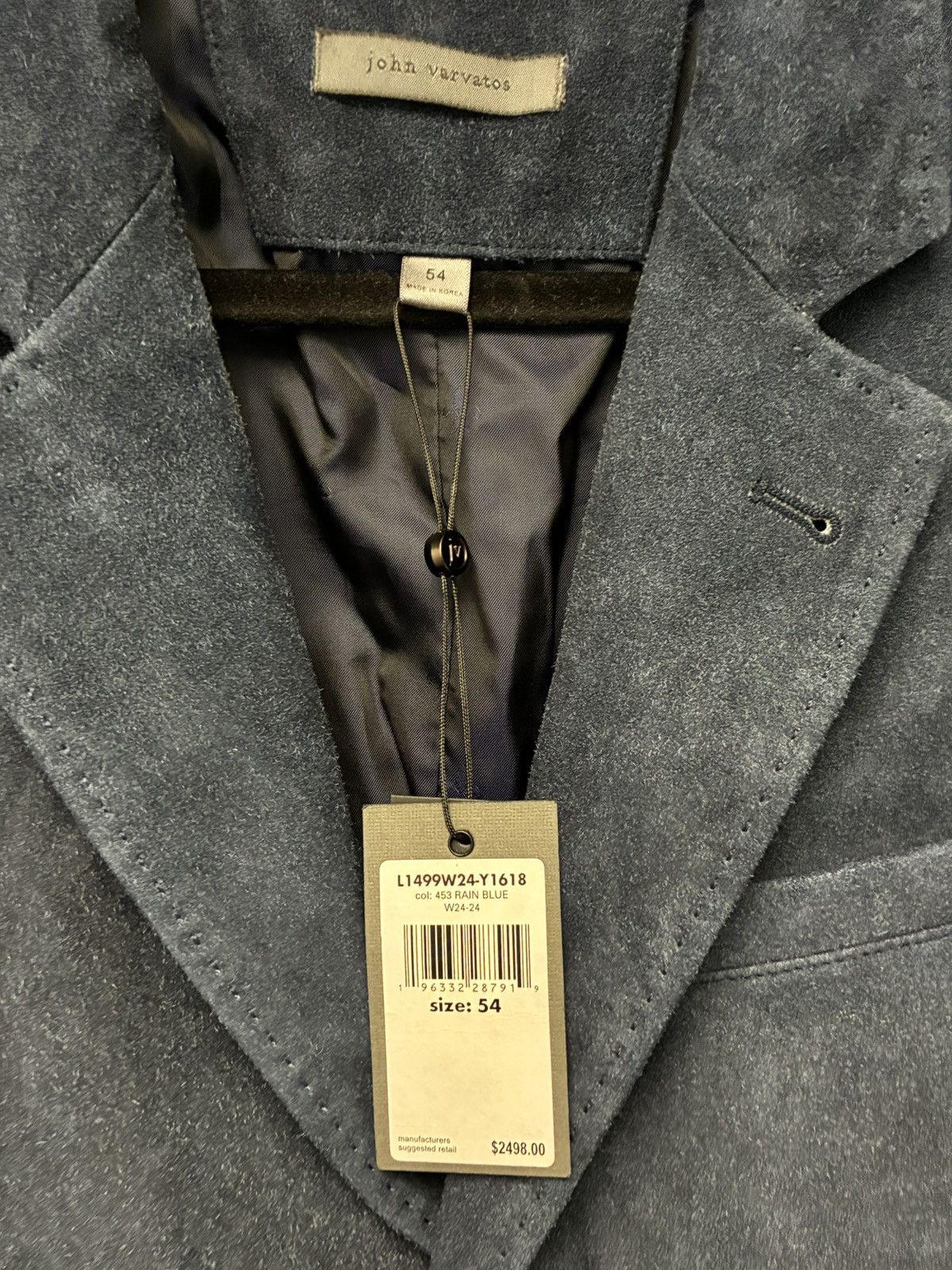 John Varvatos $2498 Rind suede jacket EU 54 USA 44 Size US L / EU 52-54 / 3 - 12 Thumbnail