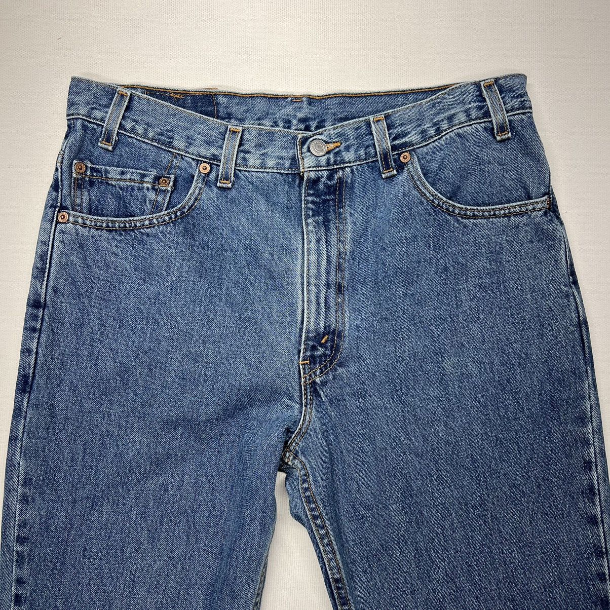 Levi's × Vintage VTG Levis Jeans 512 Blue Slim Taper Faded Washed Denim Size US 36 / EU 52 - 4 Thumbnail