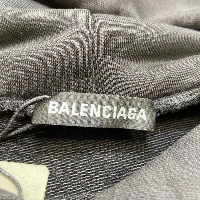 Balenciaga Balenciaga Black Mastercard Hoodie Sweatshirt- Size US M / EU 48-50 / 2 - 5 Thumbnail