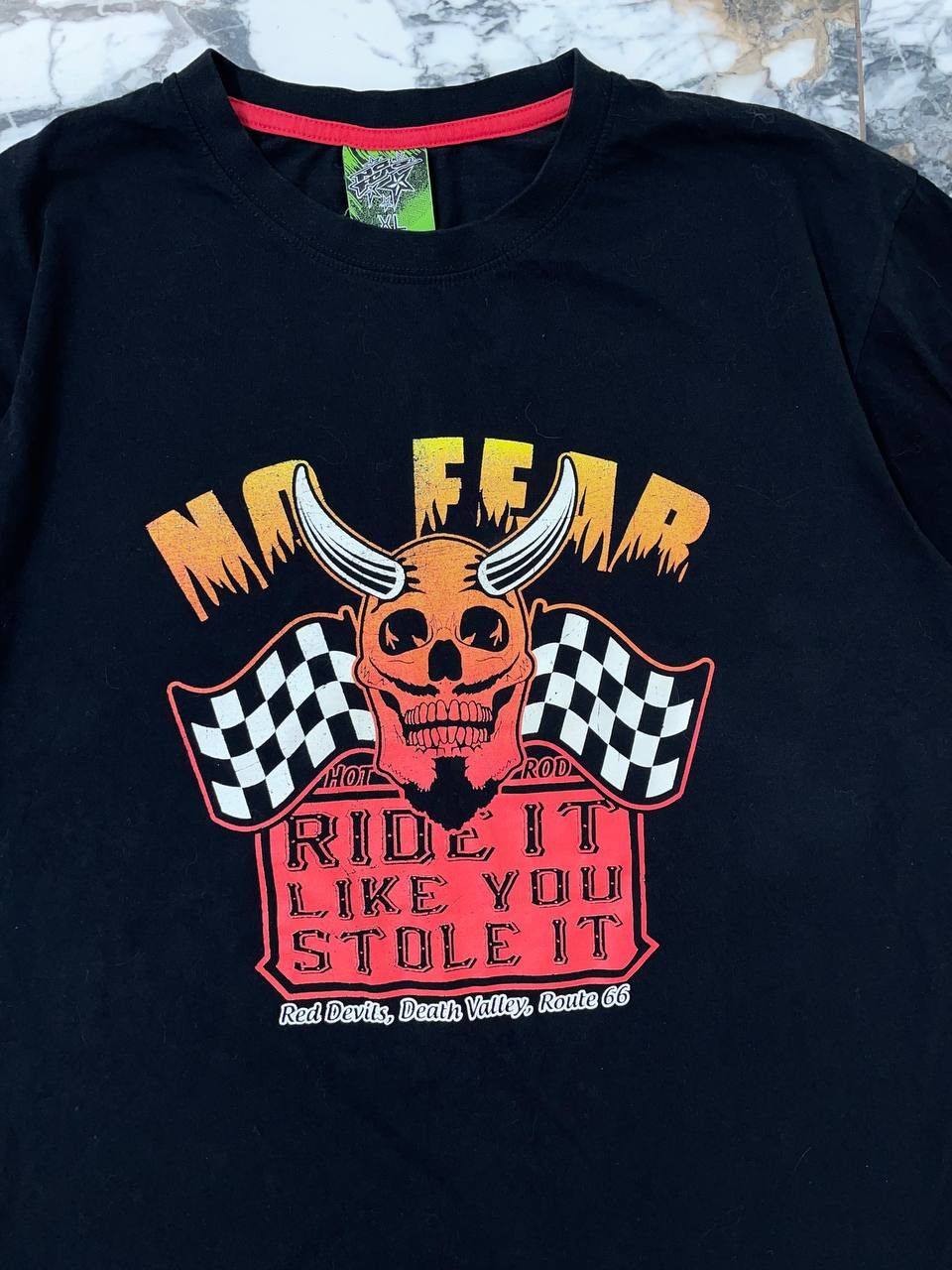 No Fear Vintage 90s No Fear Y2K Youth T-shirt with avant-garde logo Size US XL / EU 56 / 4 - 2 Thumbnail