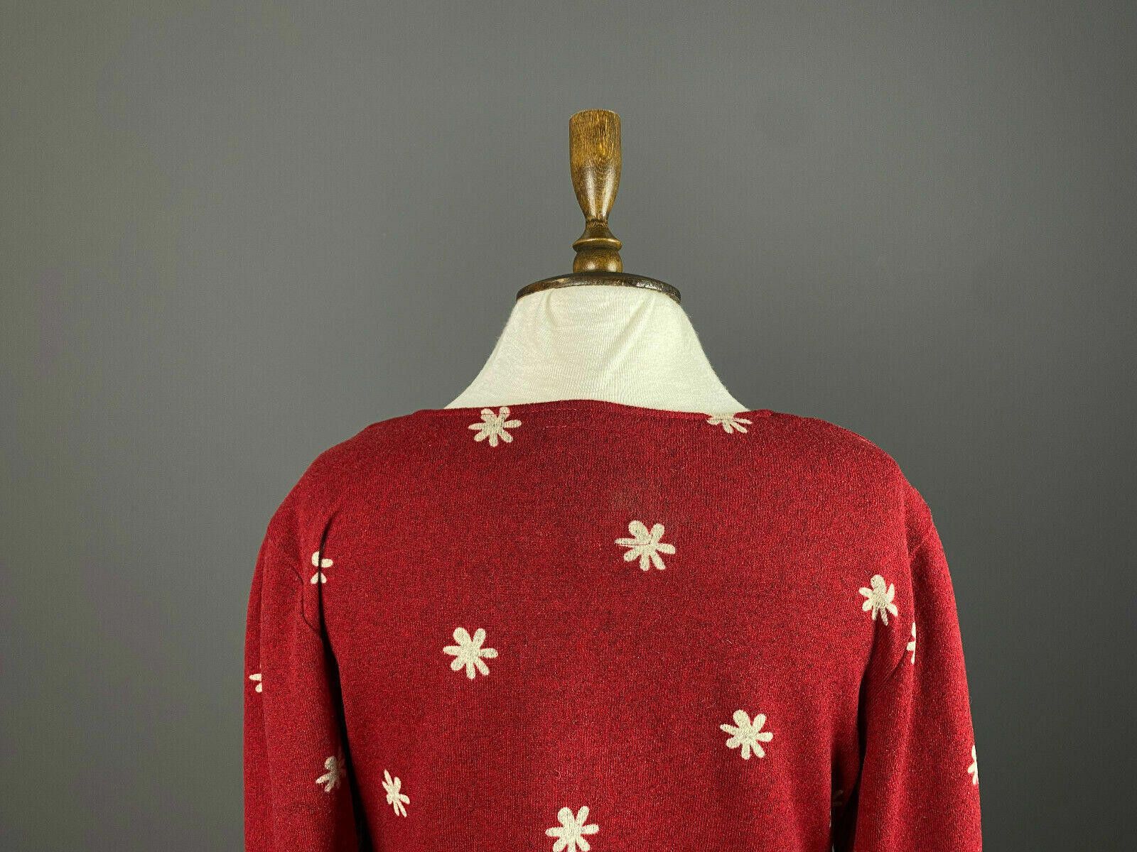 Joe Browns Joe Browns Red Floral A-Line Dress Size 16 Size XXL / US 16-18 / IT 52-54 - 6 Thumbnail