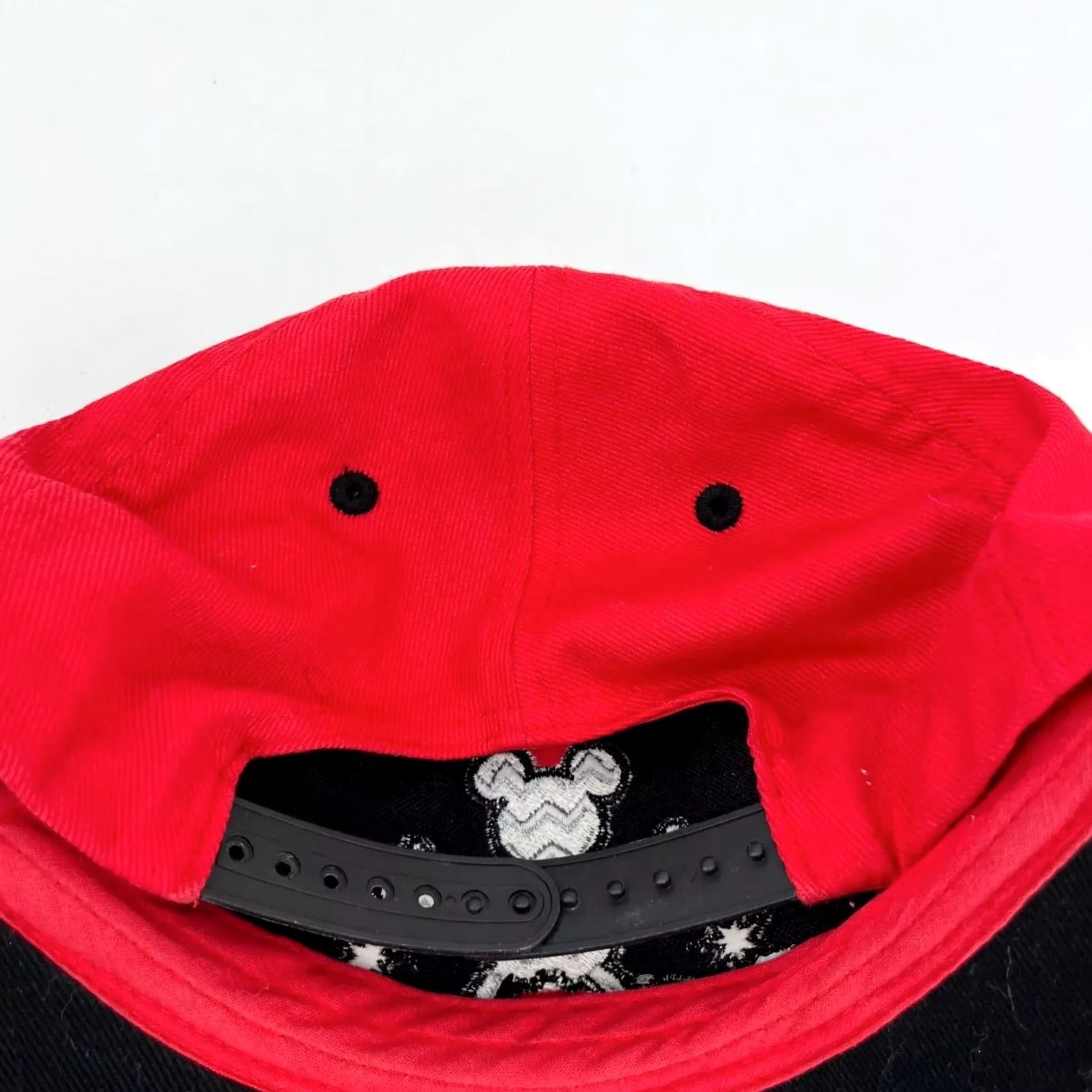Disney Disney Parks Snapback Hat Mens One Size Red Mickey Mouse Logo 1928 Cap Size ONE SIZE - 6 Thumbnail