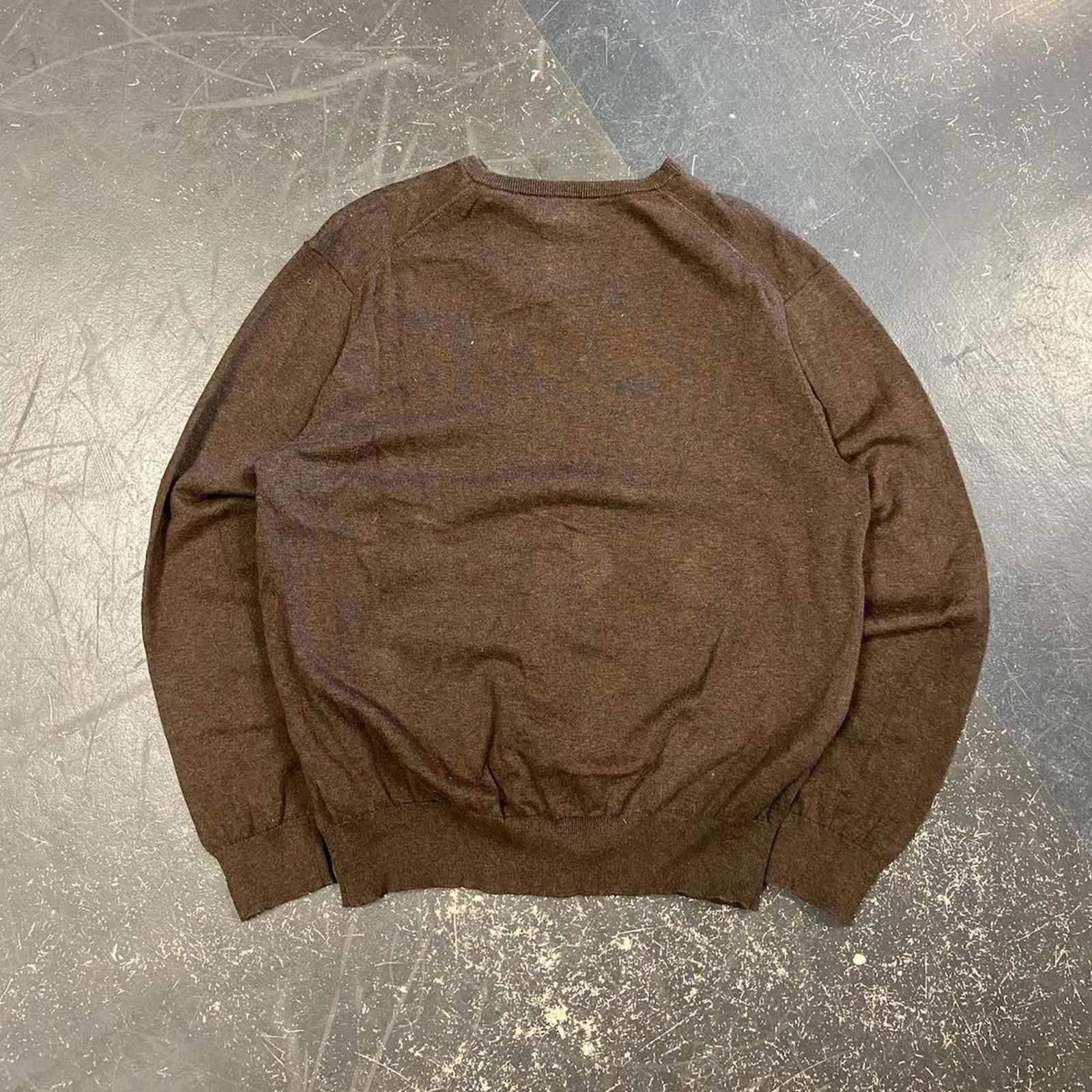 Polo Ralph Lauren Polo Ralph Lauren Brown V Neck Size US L / EU 52-54 / 3 - 6 Thumbnail