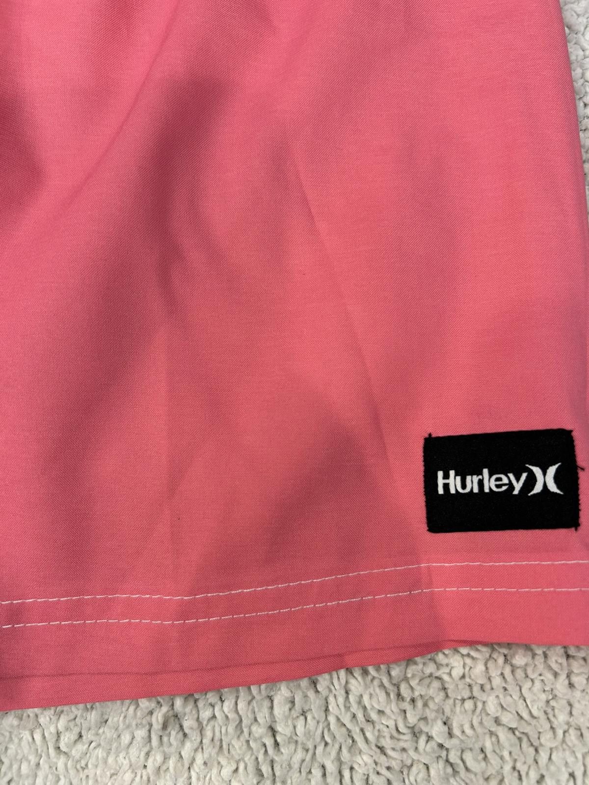 Hurley Hurley 2-Way Stretch Pink Swim Shorts Size US 26 / EU 42 - 2 Thumbnail