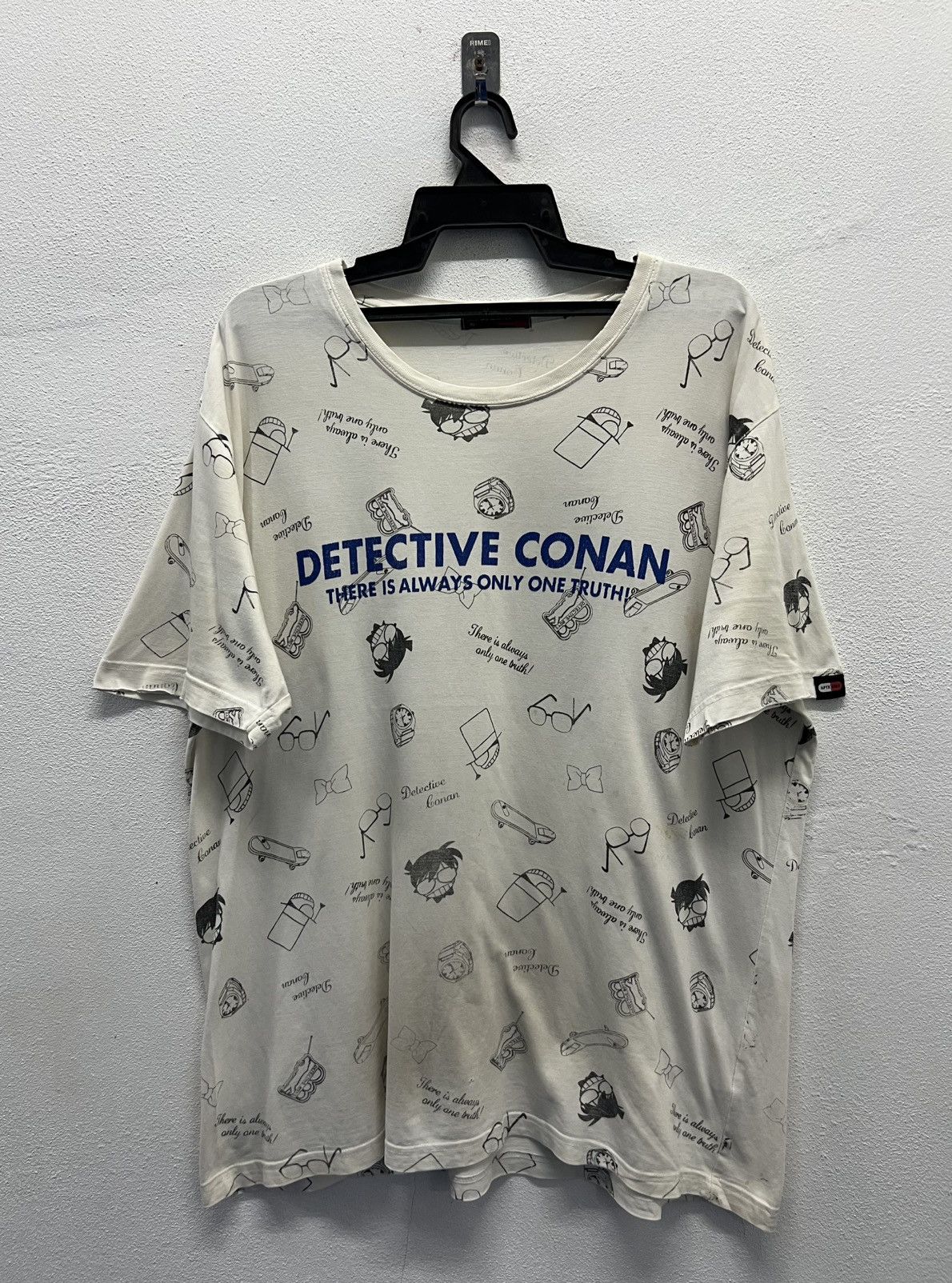 Anime VINTAGE DETECTIVE CONAN THERE IS ALWAYS ONLY ONE TRUTH SHIRT Size US XXL / EU 58 / 5 - 1 Thumbnail