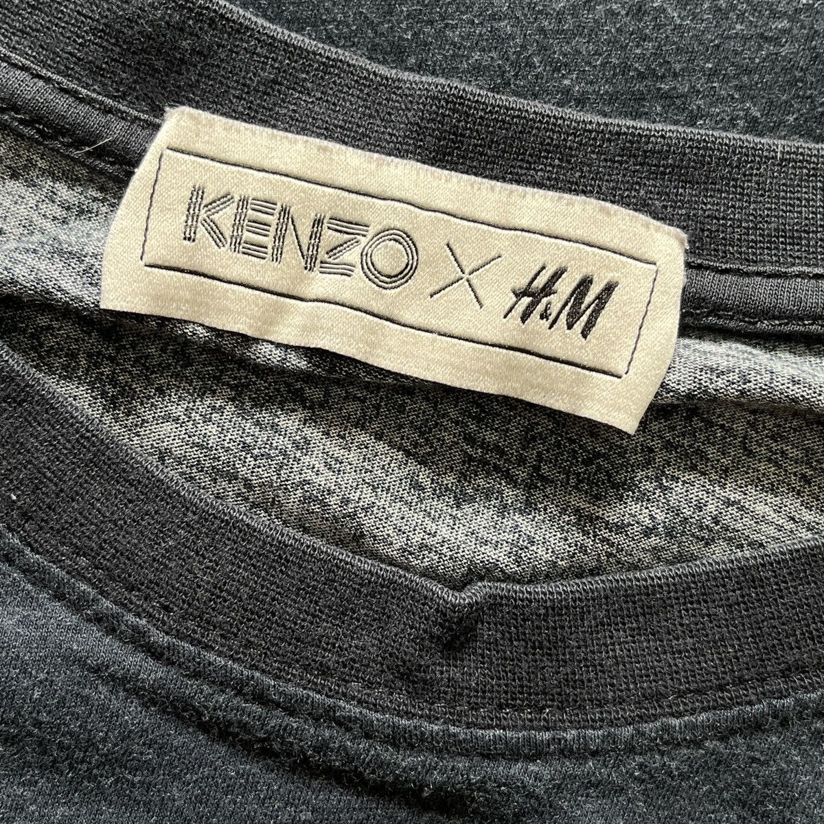 H&M × Kenzo Rare Full Printed Kenzo Paris & HM Black Tees Size US M / EU 48-50 / 2 - 13 Thumbnail