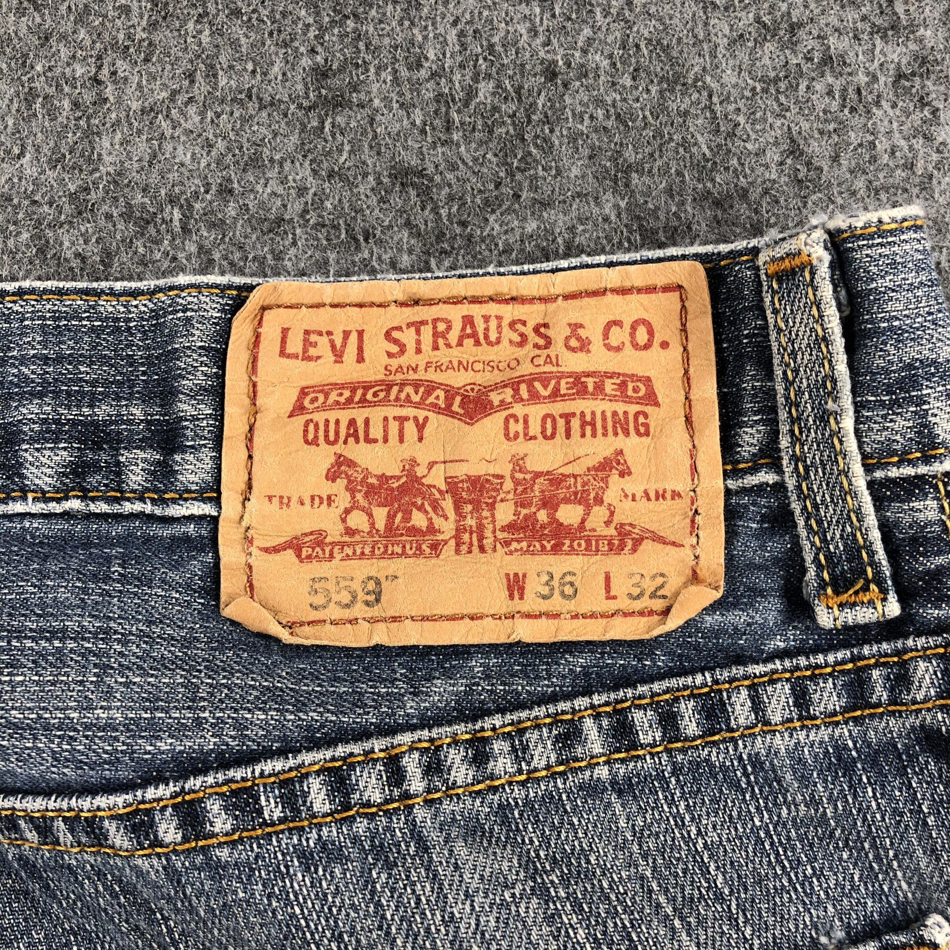 Levi's Vintage Levis 559 Earth Tone Jeans-J1595 Size US 38 / EU 54 - 5 Thumbnail