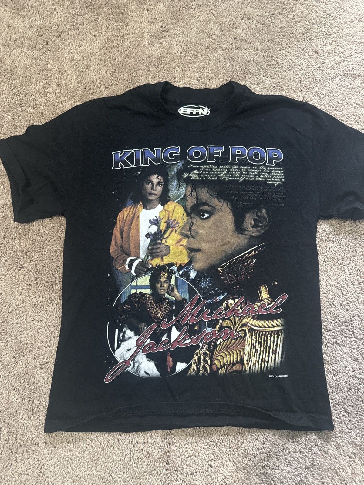Other EFFN MJ King of Pop Tee Size US M / EU 48-50 / 2 - 1 Thumbnail