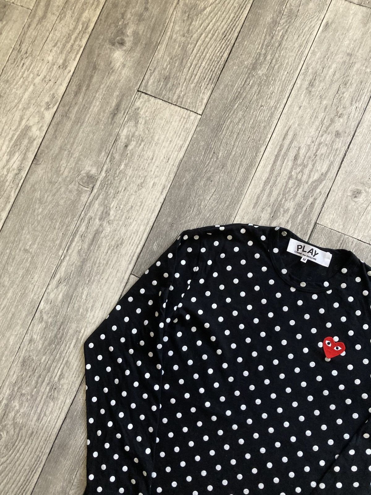 CDG by Comme des Garcons × Comme des Garcons Cdg comme des garcons Polka dot longsleeve tshirt M y2k drip Size US M / EU 48-50 / 2 - 4 Thumbnail