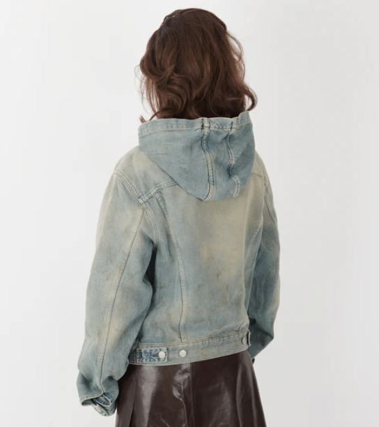 Acne Studios BNWT AW25 ACNE STUDIOS HOODED DENIM JACKET XS Size US XS / EU 42 / 0 - 14 Thumbnail