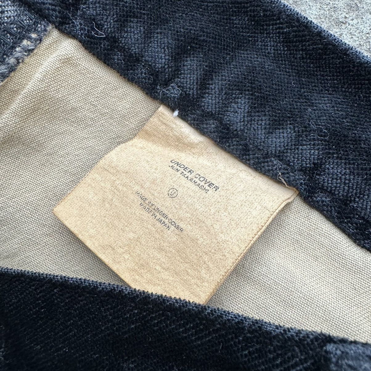 Undercover undercover aw02 “witches cell division” velour stripe denim Size US 32 / EU 48 - 3 Thumbnail