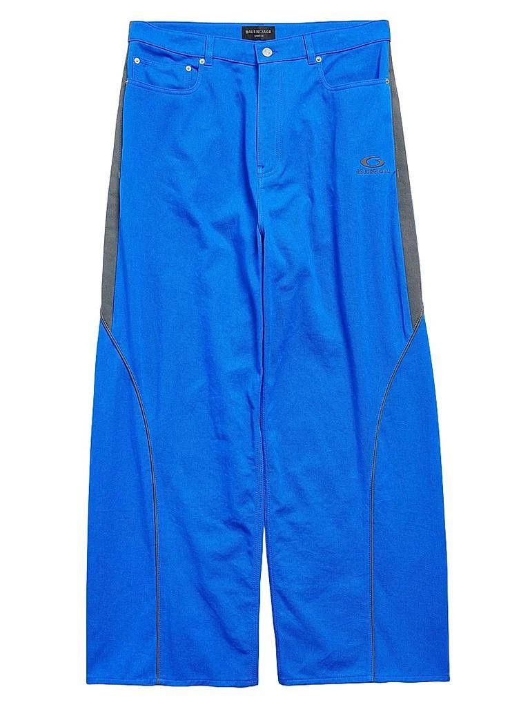Balenciaga o1tr1nto0426 Tracksuit Denim Pants in Royal Blue Size US 28 / EU 44 - 1 Thumbnail