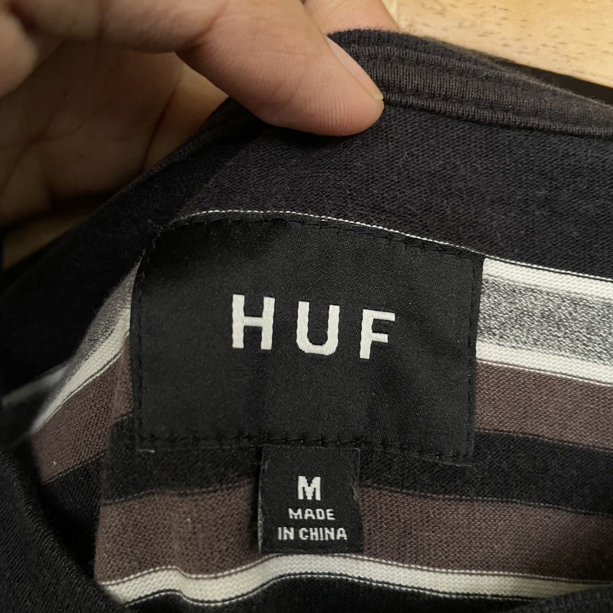 Huf HUF Worldwide Stripes Skater T Shirt Size US M / EU 48-50 / 2 - 4 Thumbnail