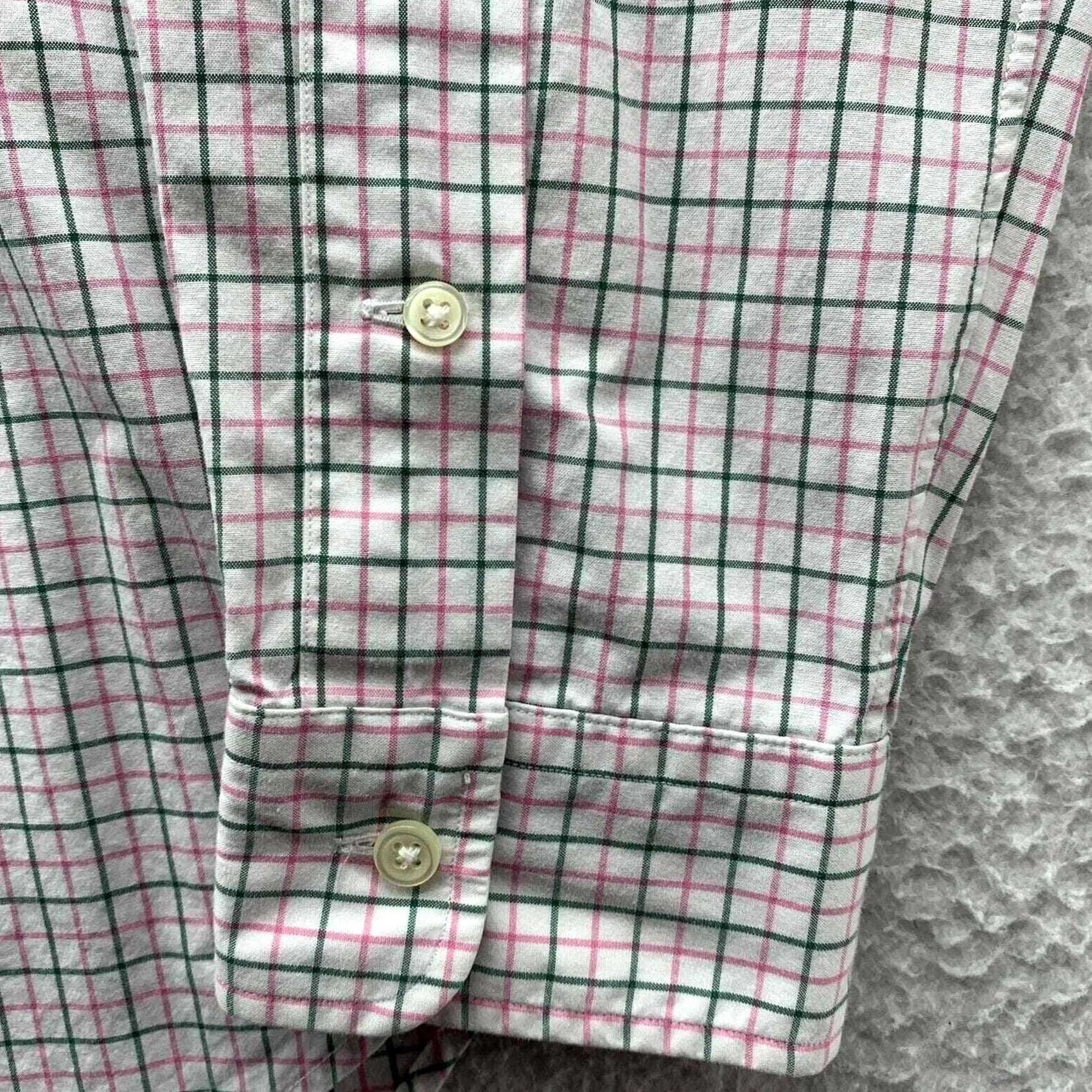 Ralph Lauren Ralph Lauren Shirt Mens Medium M Classic Fit Check Preppy Pink Green Size US M / EU 48-50 / 2 - 5 Thumbnail