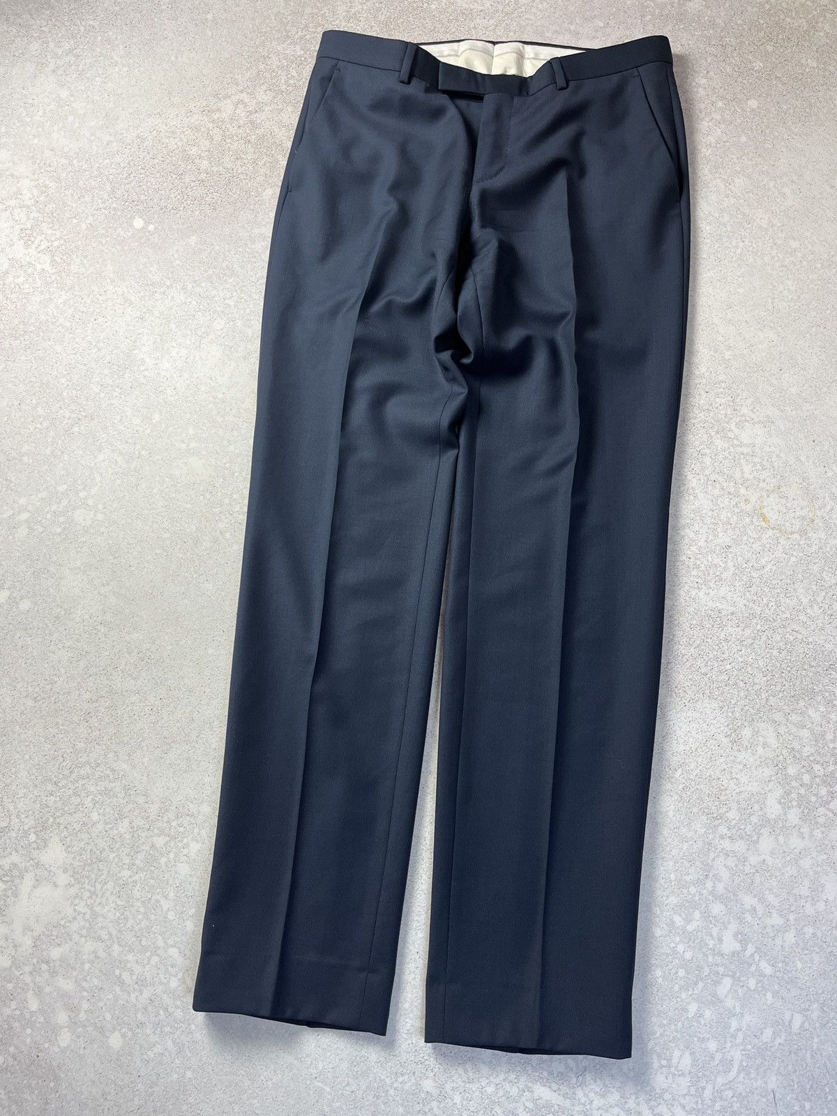 Z Zegna Z Zegna Suit Mens 50R Navy Blue 2 Button Turati Wool Pants Size 50R - 5 Thumbnail
