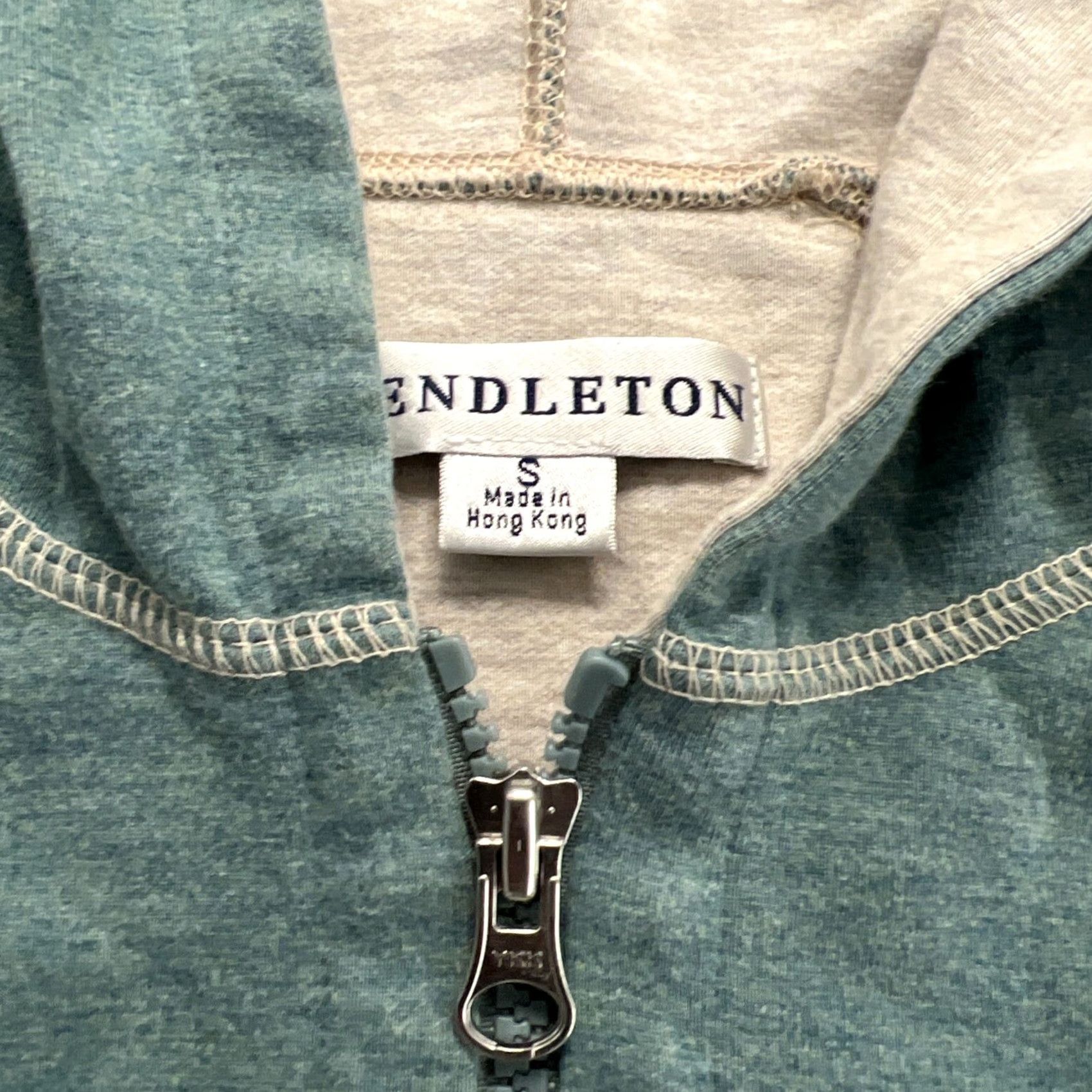 Pendleton Pendleton Sweat Shirt Women’s S Heather Green Hoodie Full Zip Sweater Size S / US 4 / IT 40 - 4 Thumbnail