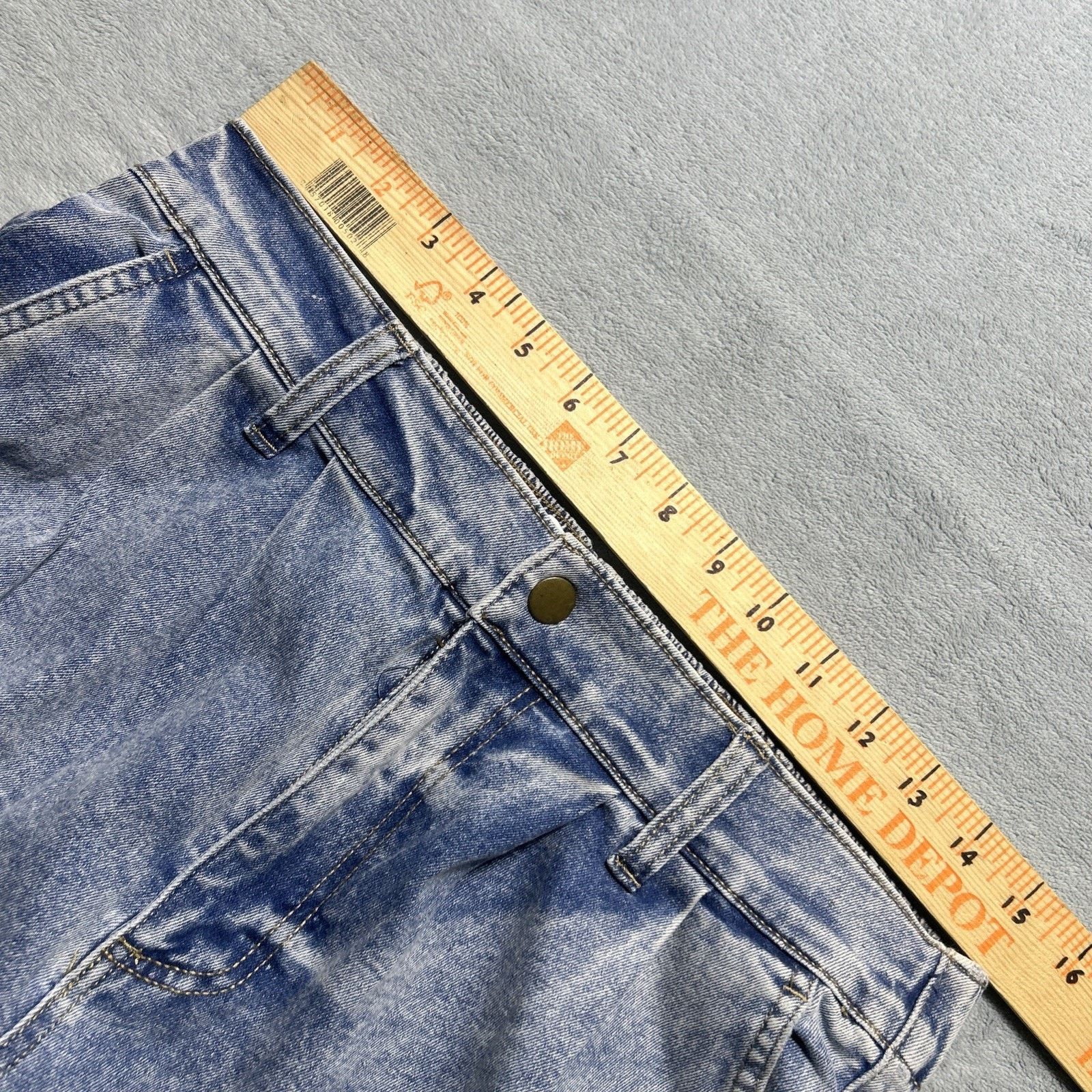 Wrangler 2000s Beyond Baggy Cargo Jeans Medium 34x27 Wide Strap Leg Size 30" / US 8 / IT 44 - 10 Thumbnail