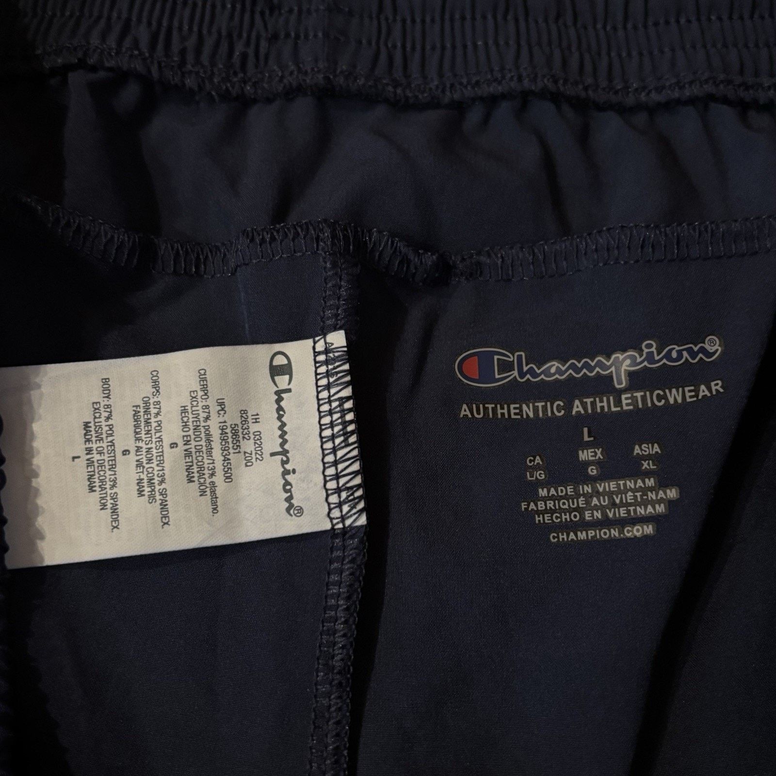 Champion Champion 7" MVP Athletic Shorts Men's Large Navy Blue Size US 36 / EU 52 - 4 Thumbnail