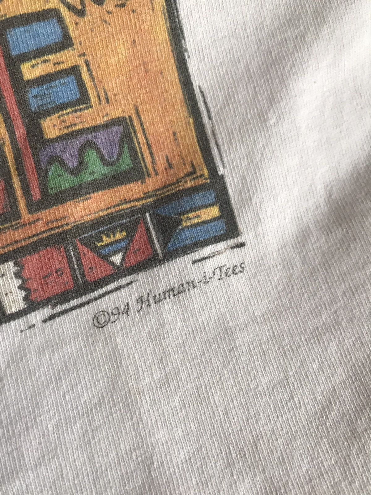 Vintage Vintage Human i Tees 1994 One Planet One People tshirt Size US M / EU 48-50 / 2 - 5 Thumbnail