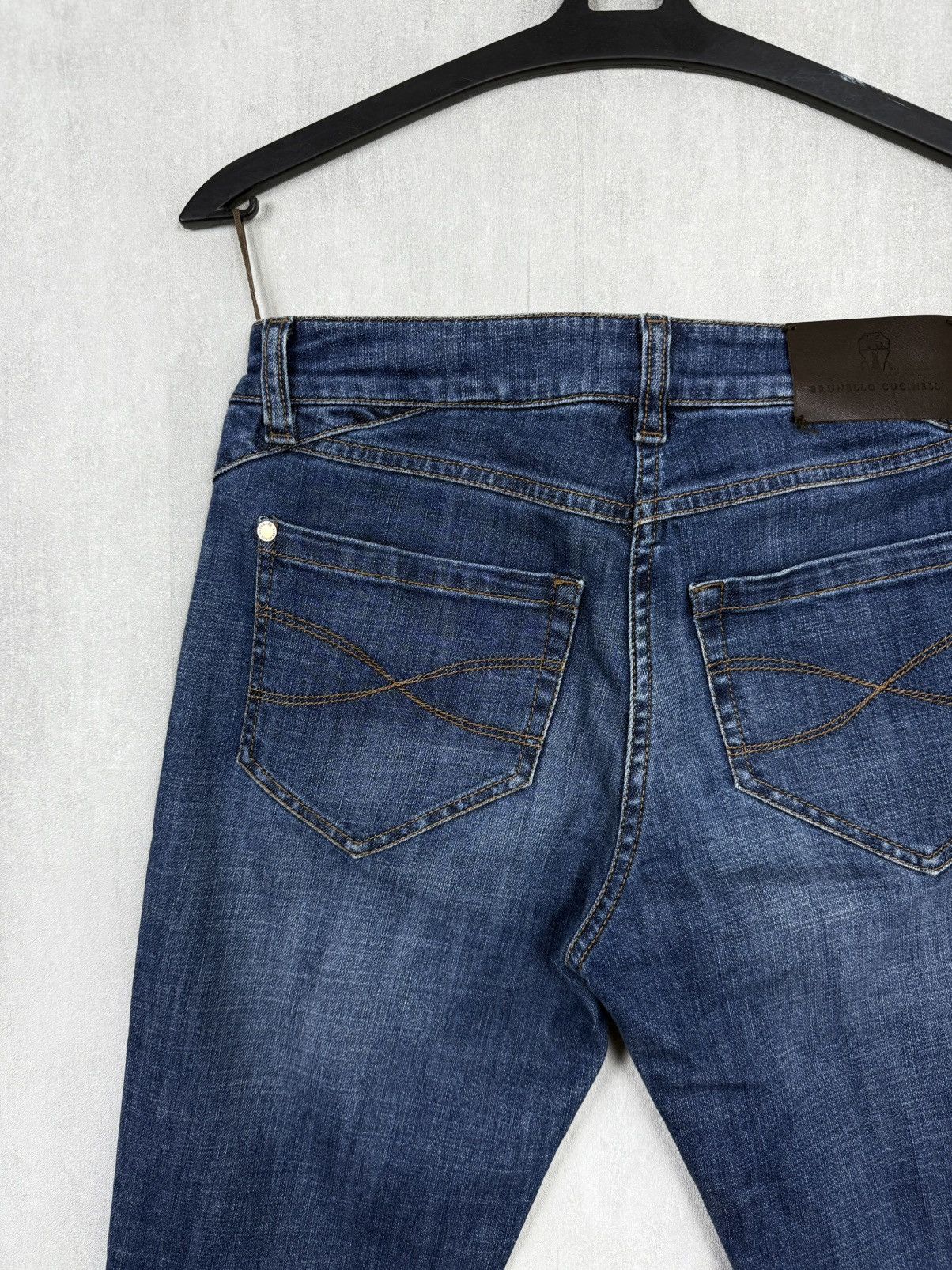 Brunello Cucinelli Brunello Cucinelli Women’s Skinny Fit Blue Denim Jeans Pants Size 26" / US 2 / IT 38 - 10 Thumbnail