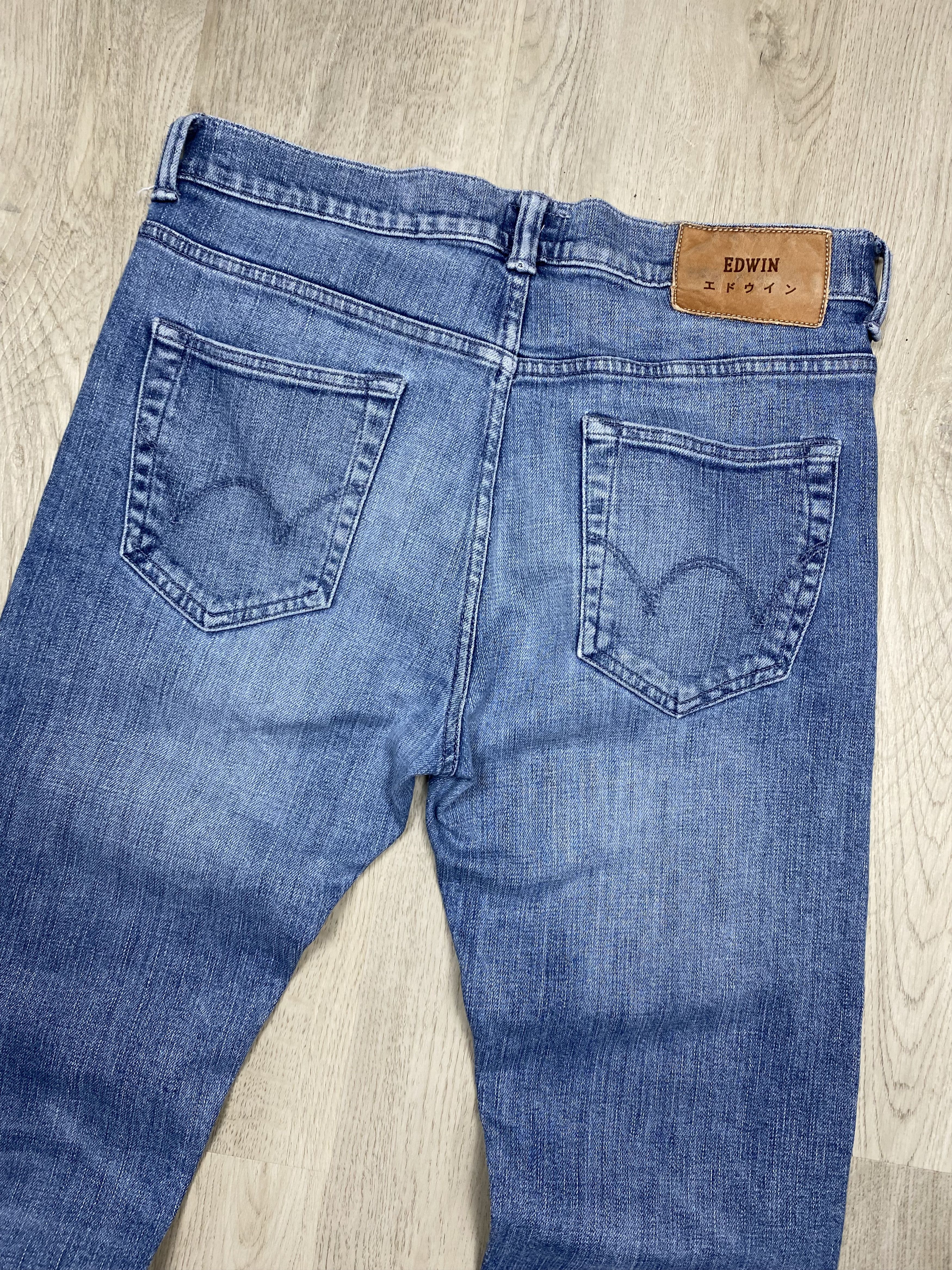 Edwin Edwin Vintage Mens Slim Tapered Denim Pants Jeans Size US 30 / EU 46 - 2 Thumbnail