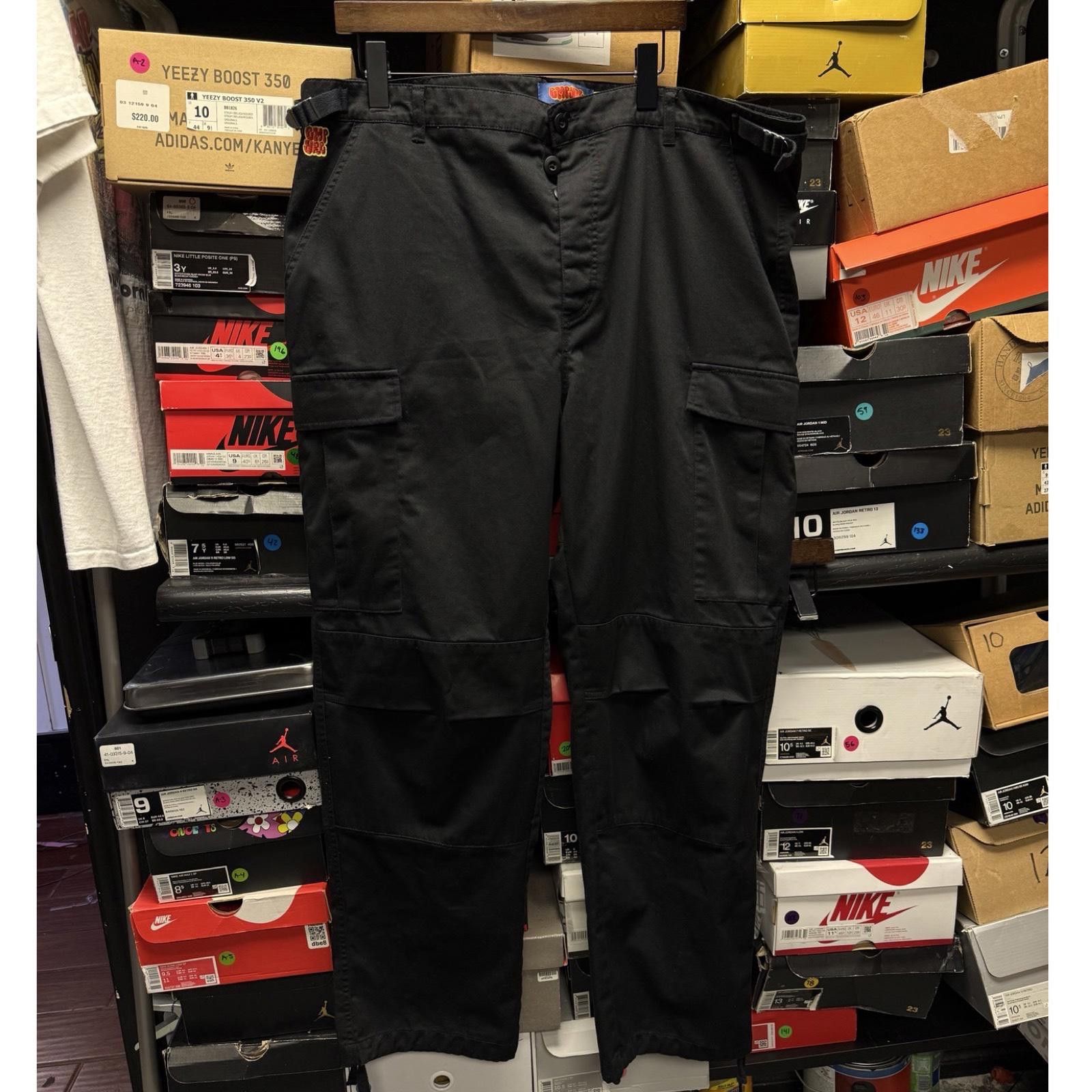 Empyre Empyre Baggy Cargo Black Pants -- 40 -- Size US 40 / EU 56 - 2 Thumbnail