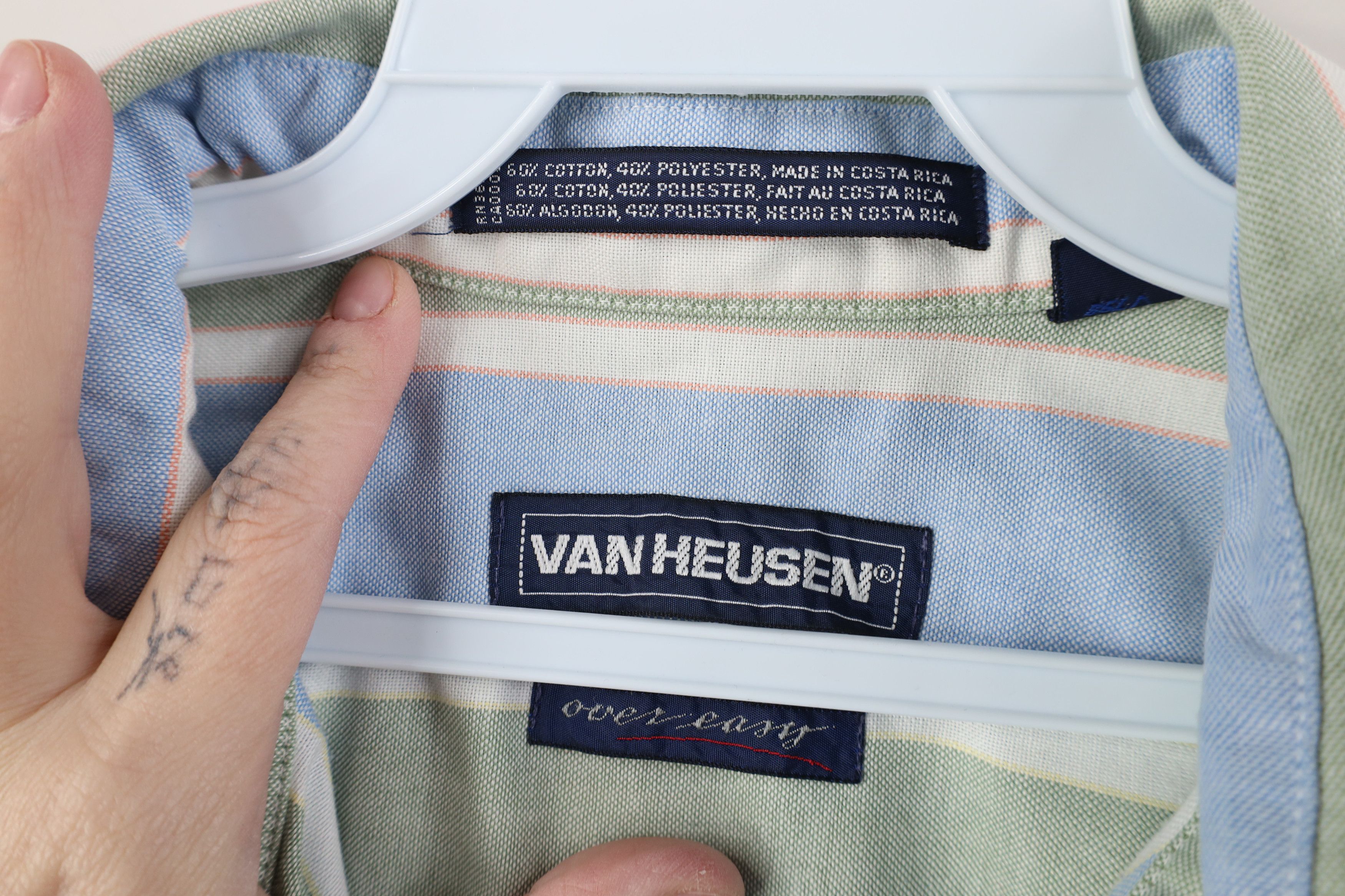 Vintage Vintage 90s Streetwear Block Short Sleeve Button Down Shirt Size US XL / EU 56 / 4 - 7 Thumbnail