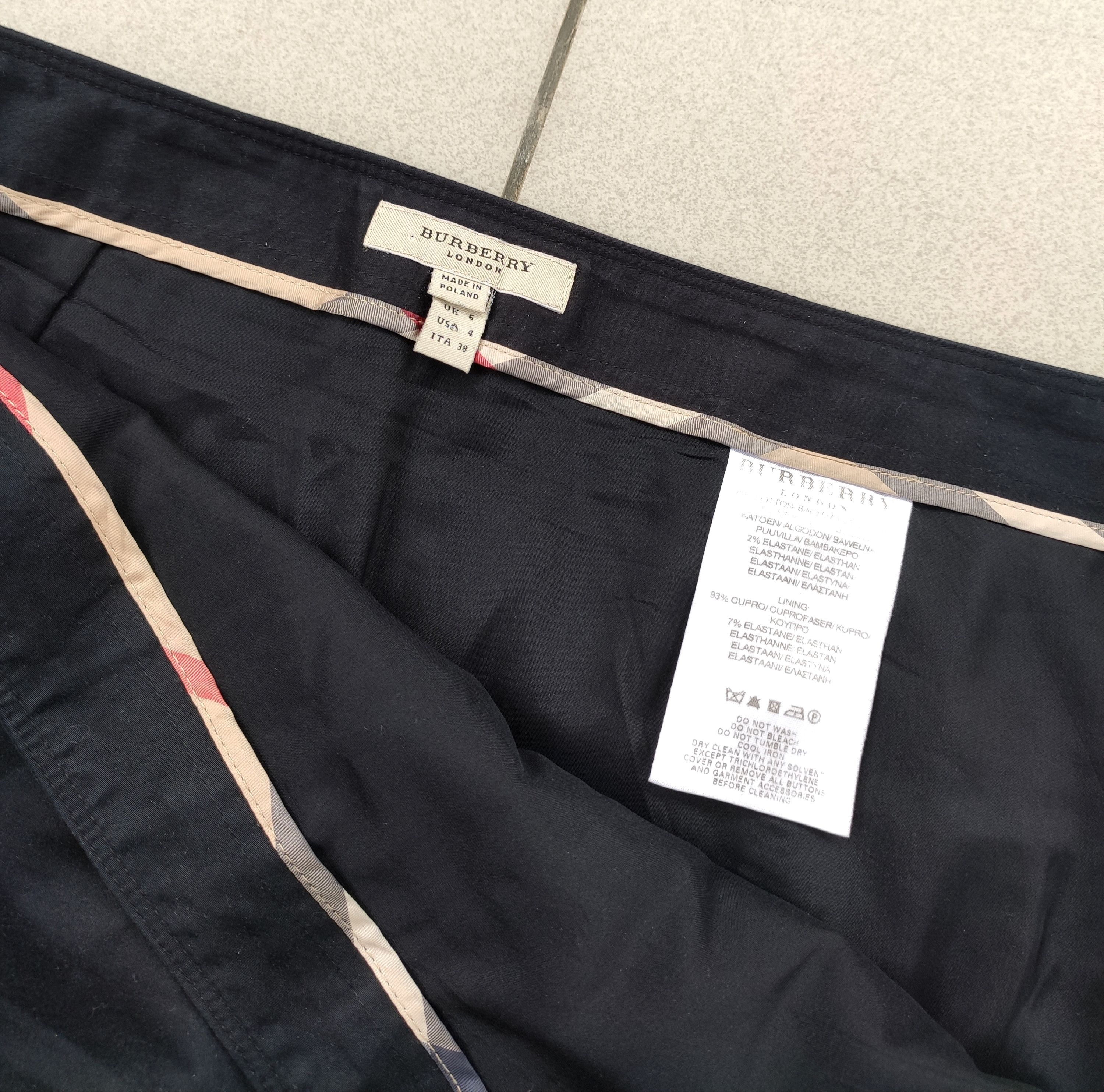 Burberry Burberry women skirt black basic old money Size 27" / US 4 / IT 40 - 4 Thumbnail