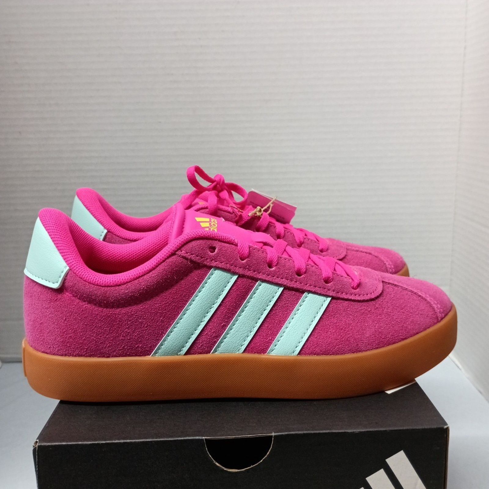 Adidas Adidas Kids' VL Court 3.0K Size 5Y Women's 6.5 Shock Pink Size US 6.5 / IT 36.5 - 1 Thumbnail