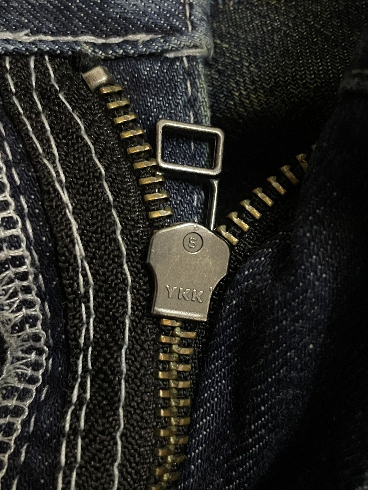 14th Addiction 14Th Addiction Sheepskin Hybrid Denim Destroy Jeans Size US 31 - 20 Thumbnail