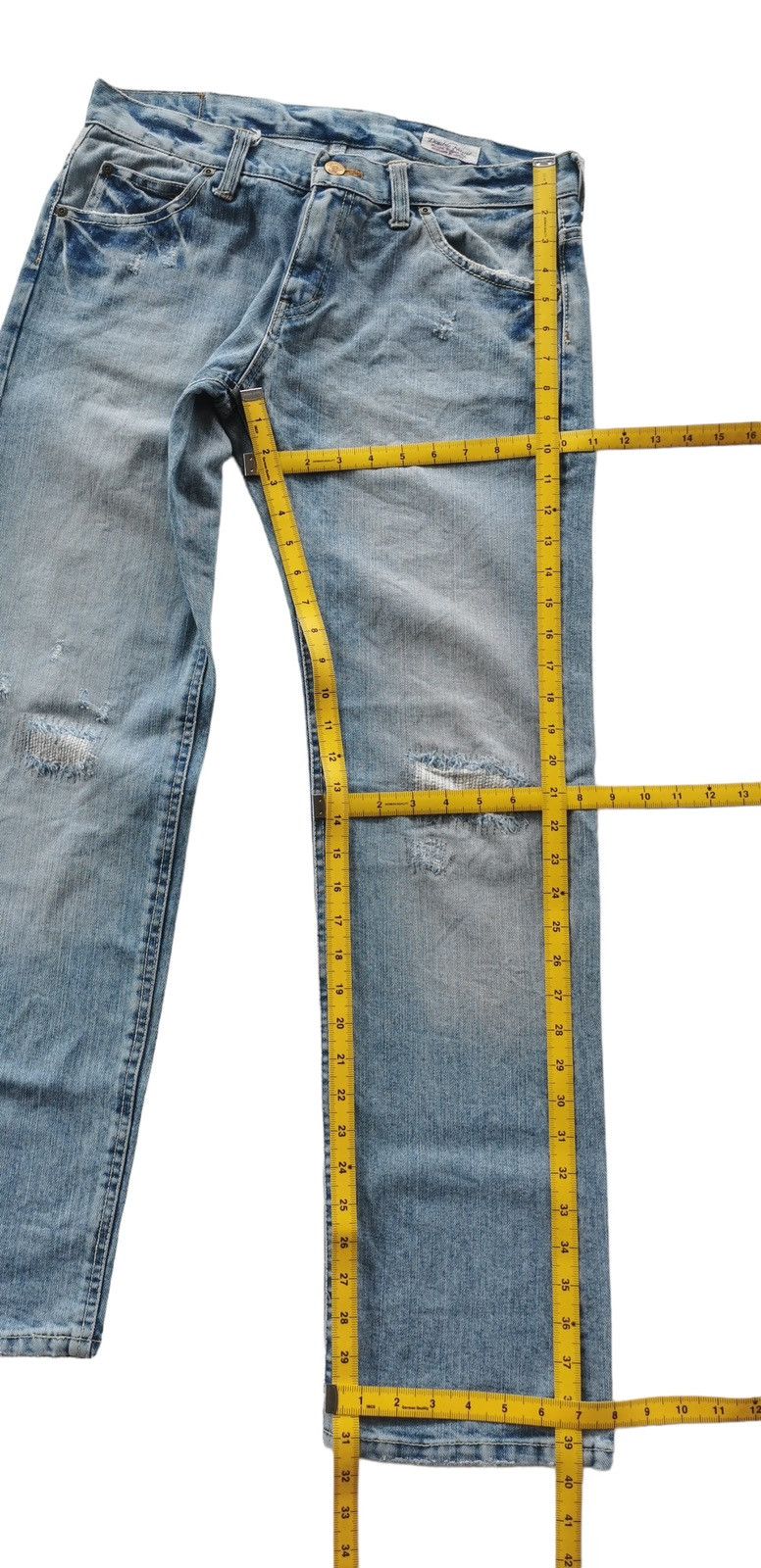 Japanese Brand Double Name Jeans Size US 31 - 9 Thumbnail