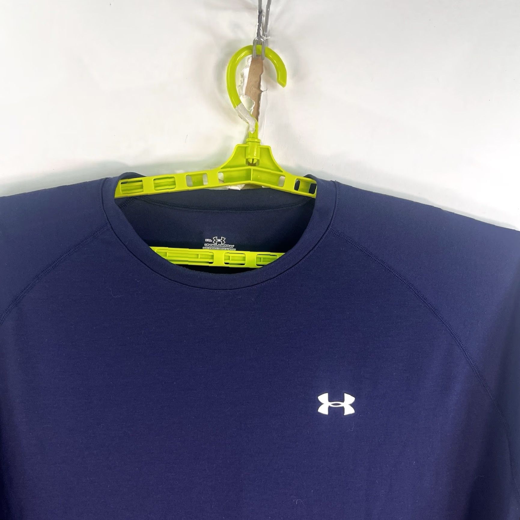 Under Armour Under Armour Long Sleeve Mens 2XL Blue Poly Stretch Shirt Casual 2XL Mens Blue Activewear Sports 90s? Size US XXL / EU 58 / 5 - 2 Thumbnail