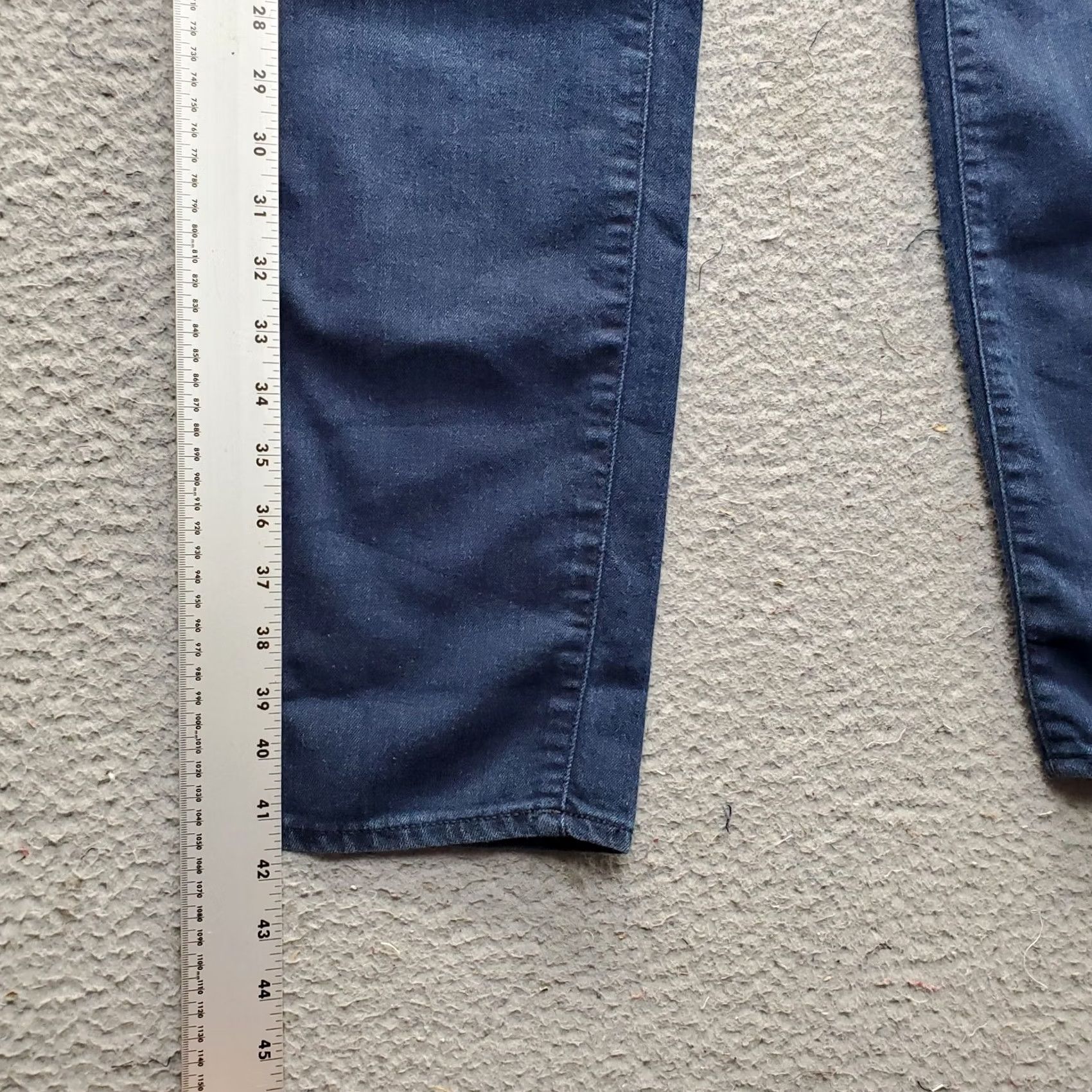 Denime Refuge Womens 14 Blue Denim High-Waist Streetwear Button Fly Jeans Size 36" / US 14 / IT 50 - 3 Thumbnail