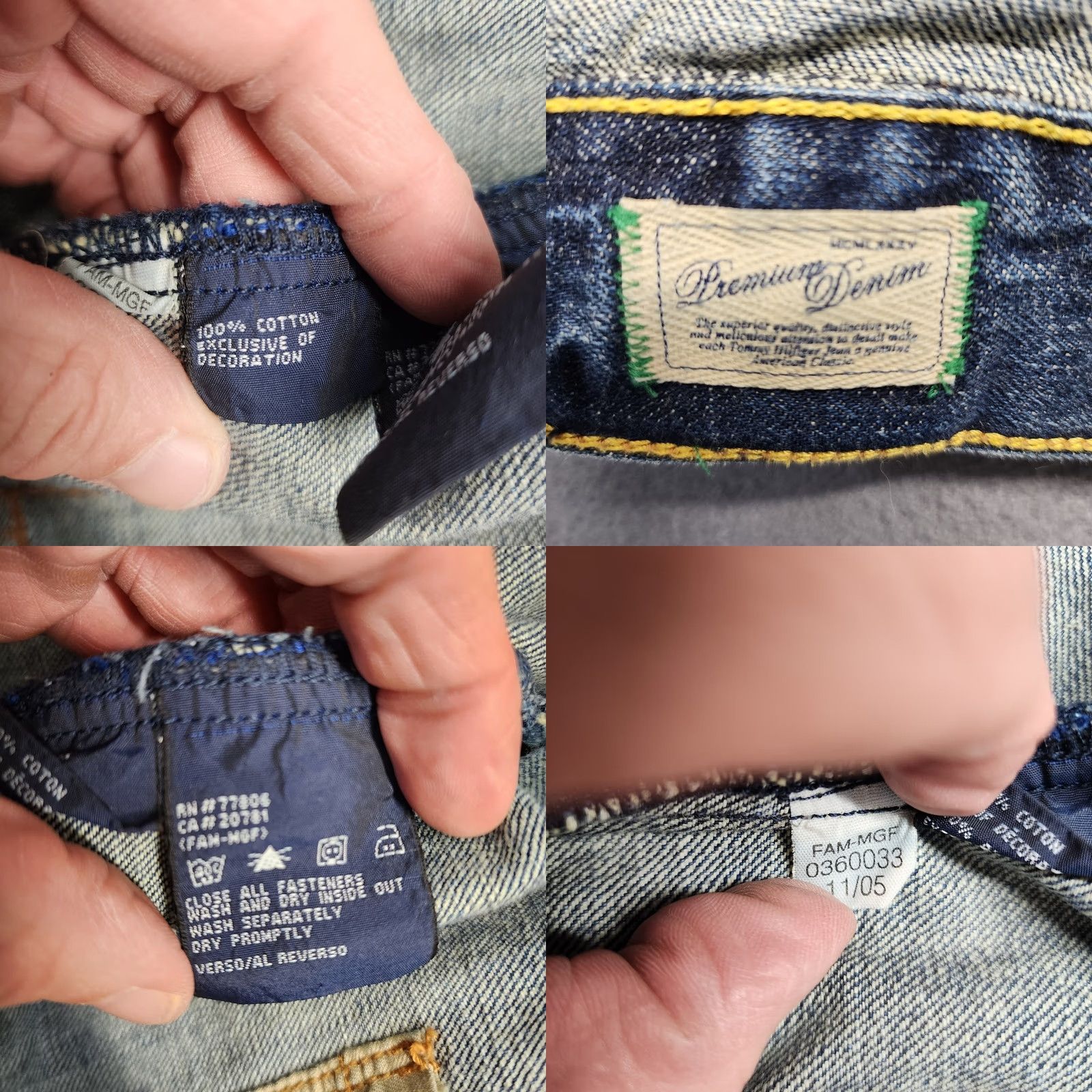 Tommy Hilfiger VINTAGE Tommy Hilfiger Jean Jacket Mens XL Blue Denim Trucker Y2K Jacket Mens XL Blue Denim Trucker Button Closure Vintage Mens Size US 36 / EU 52 - 8 Thumbnail