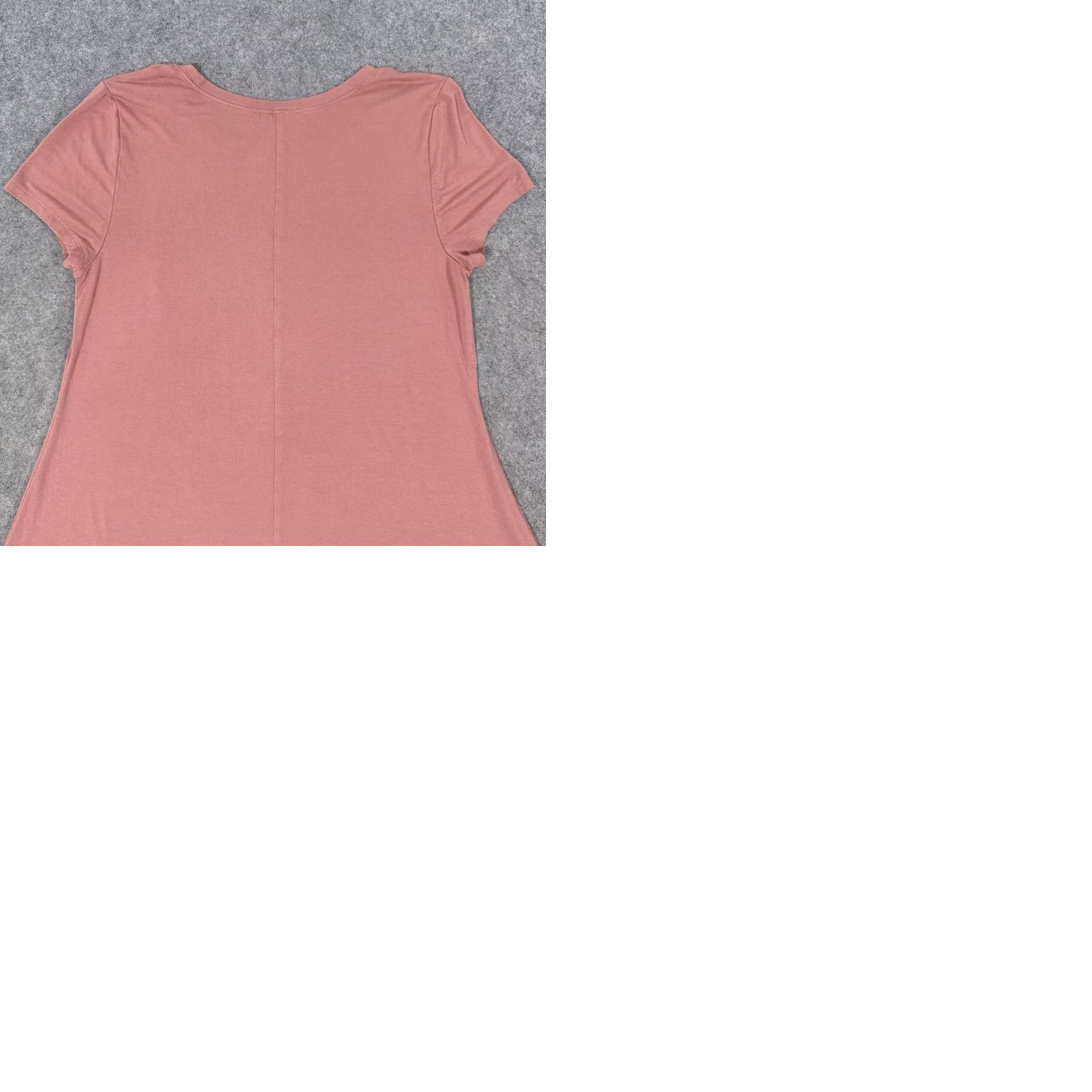 Vintage Arizona Jeans Dress Shirt Pink L Womens Short Sleeve Stretch Pullover 90s Casual Modern City University Western T‑Shirt Dress Size L / US 10 / IT 46 - 10 Thumbnail