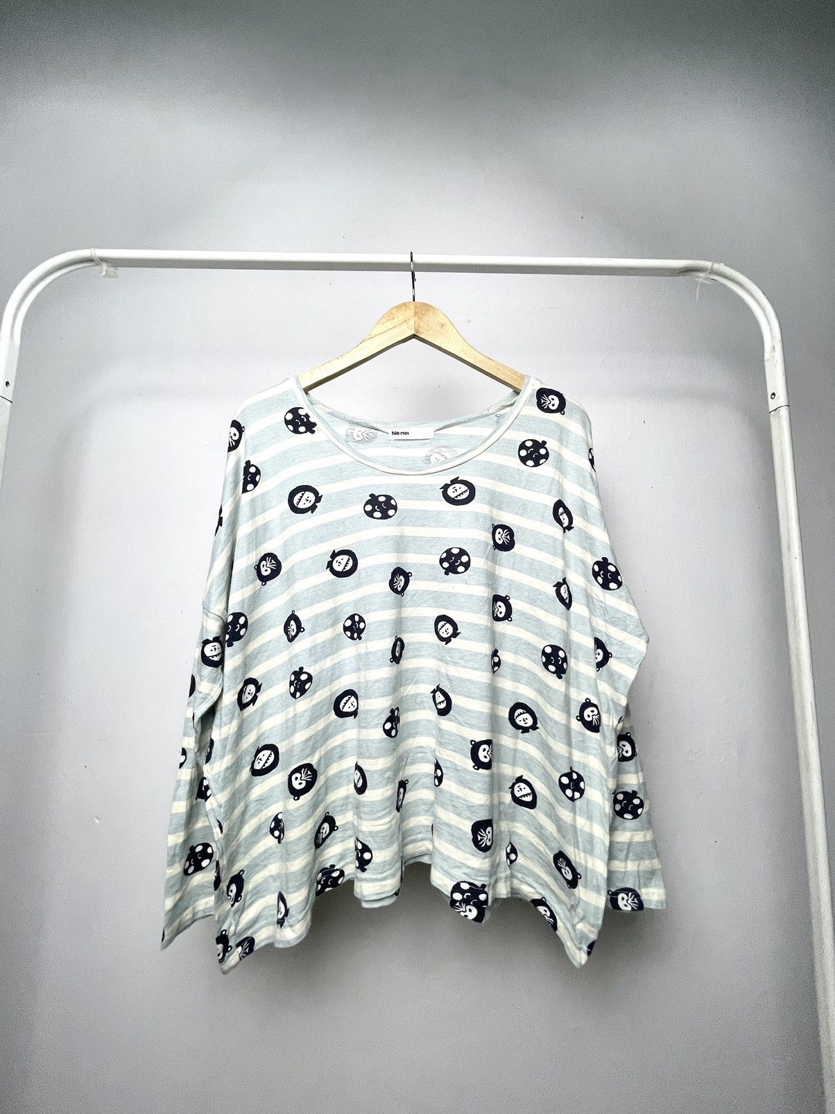 Designer × Issey Miyake × Ne-Net Ne-net full print long sleeve baggy shirt Size L / US 10 / IT 46 - 1 Thumbnail