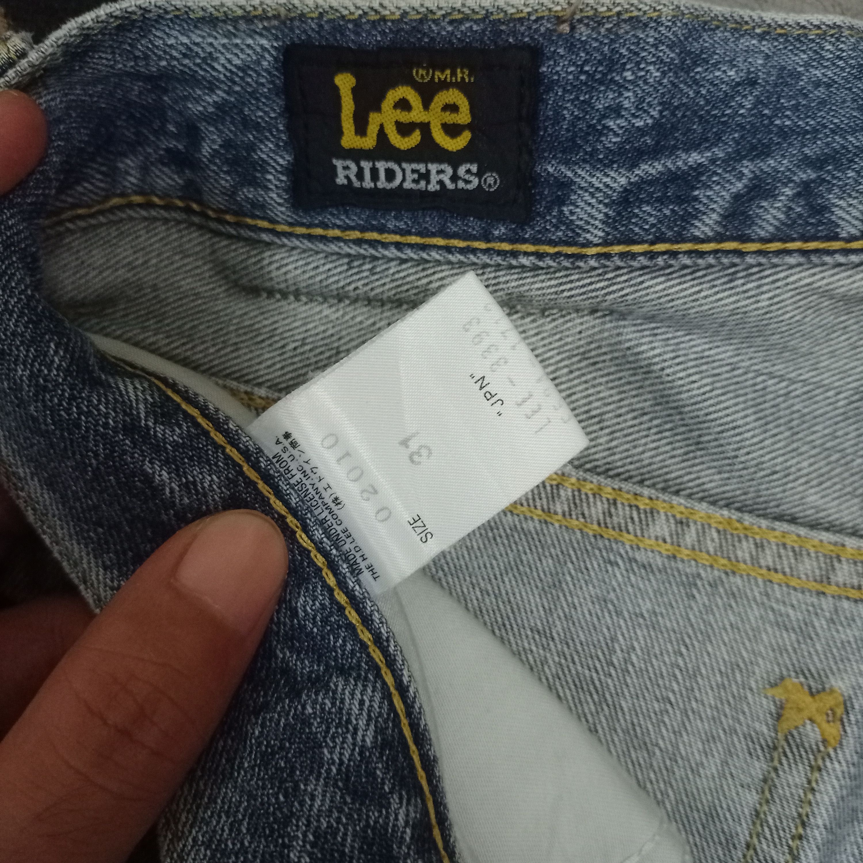 Lee Vintage Japanese Lee Riders Faded Wash Ripped Loose Jeans Size US 31 - 8 Thumbnail
