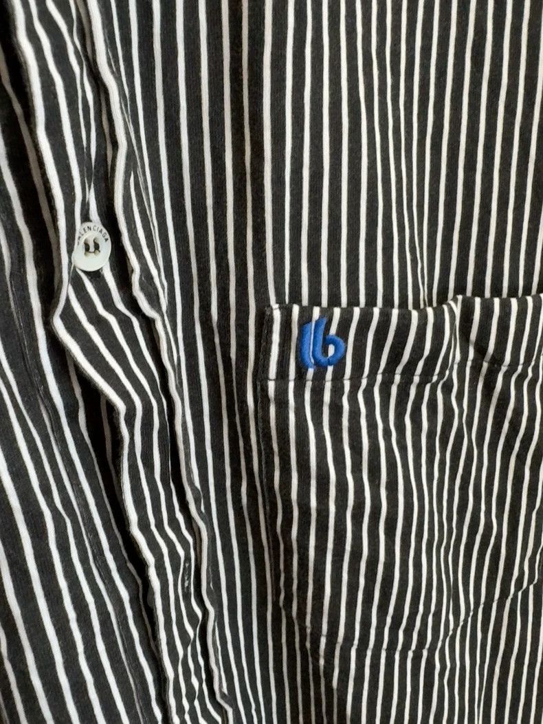 Balenciaga Balenciaga Striped short-sleeved shirt, short-sleeved shir Size US S / EU 44-46 / 1 - 4 Thumbnail